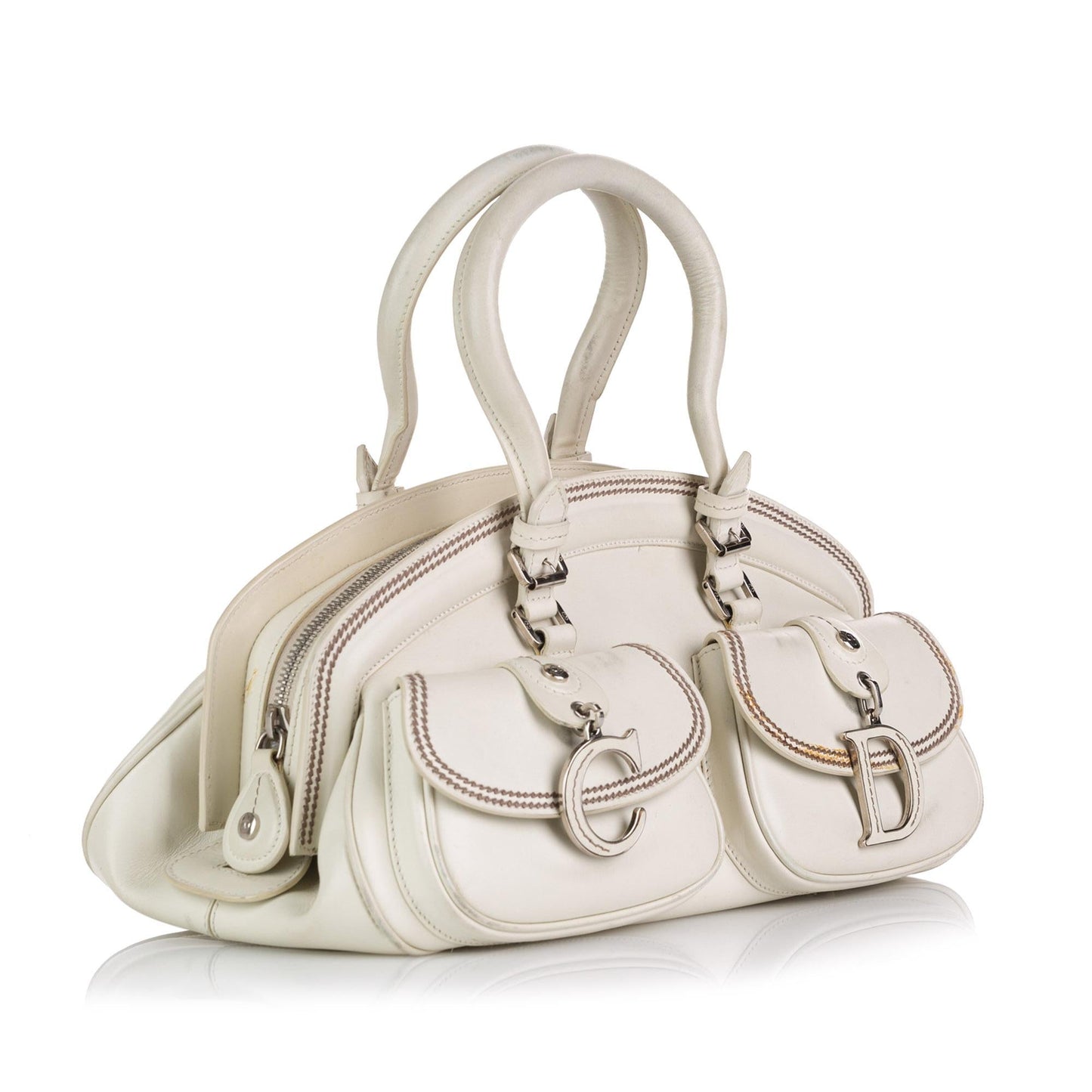 Dior Detective Handbag Shg Leather Satchel Bag