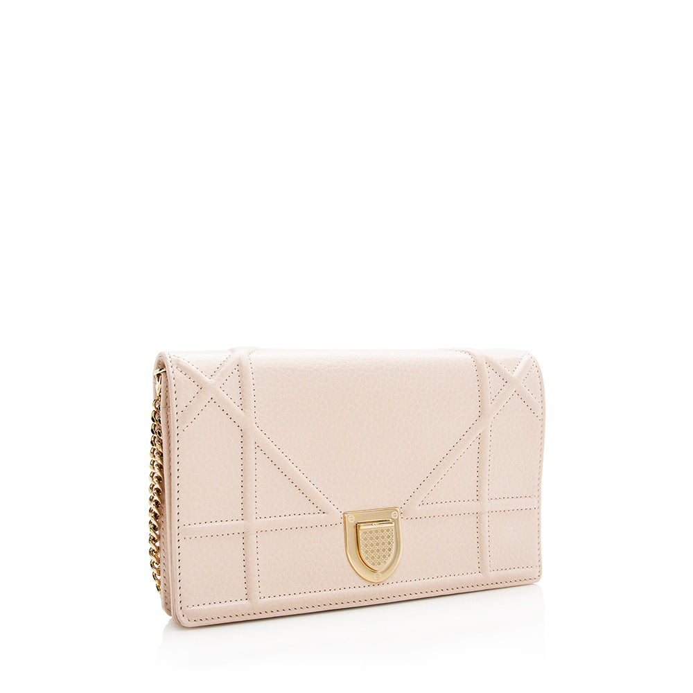 Dior ama Wallet On Bag Shf Leather Chain Crossbody Bag
