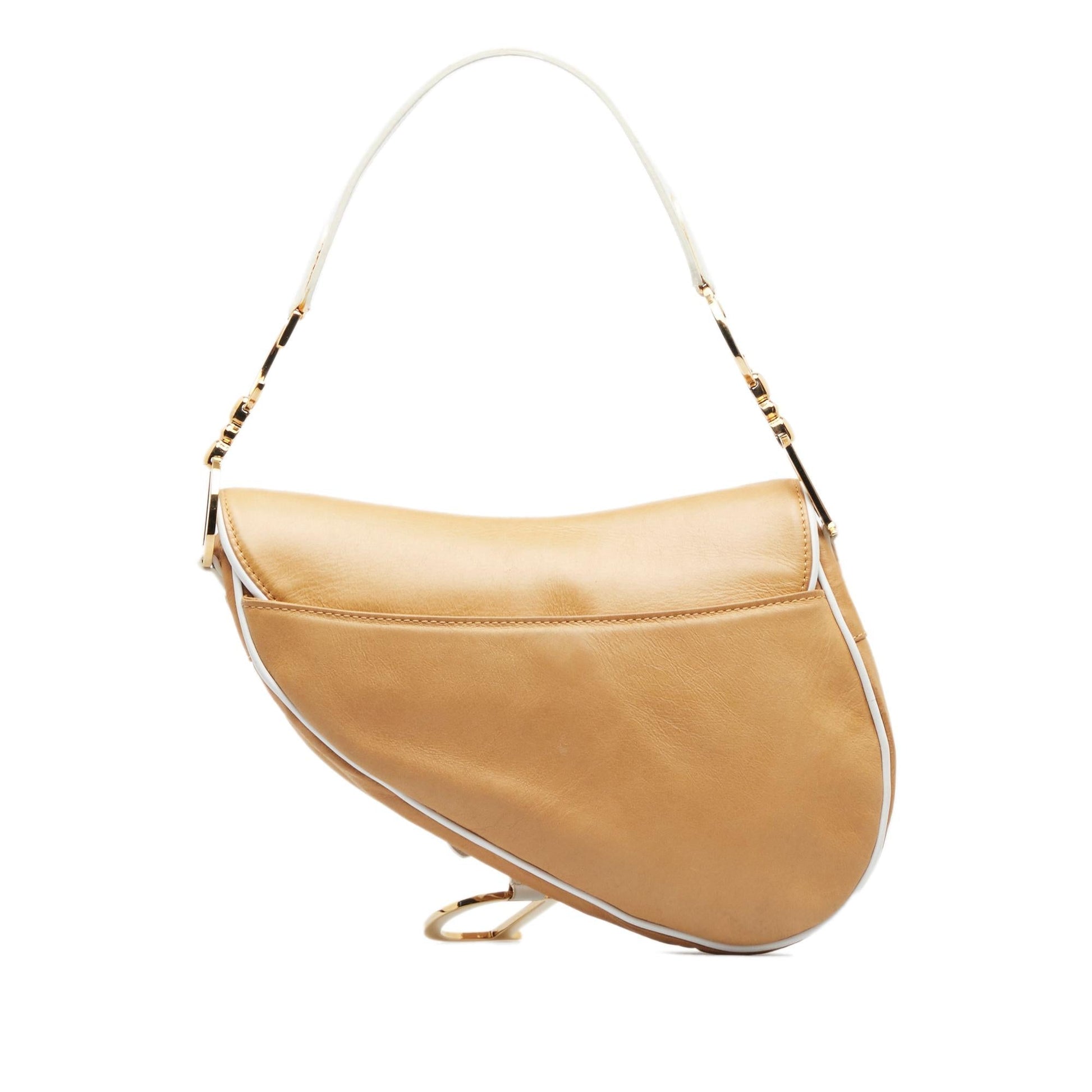 Dior Saddle Shg Esayuu Handbag Leather Travel Bag