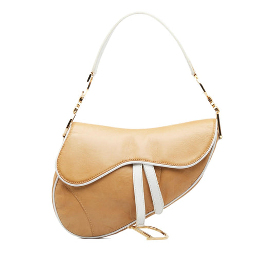 Dior Saddle Shg Esayuu Handbag Leather Travel Bag