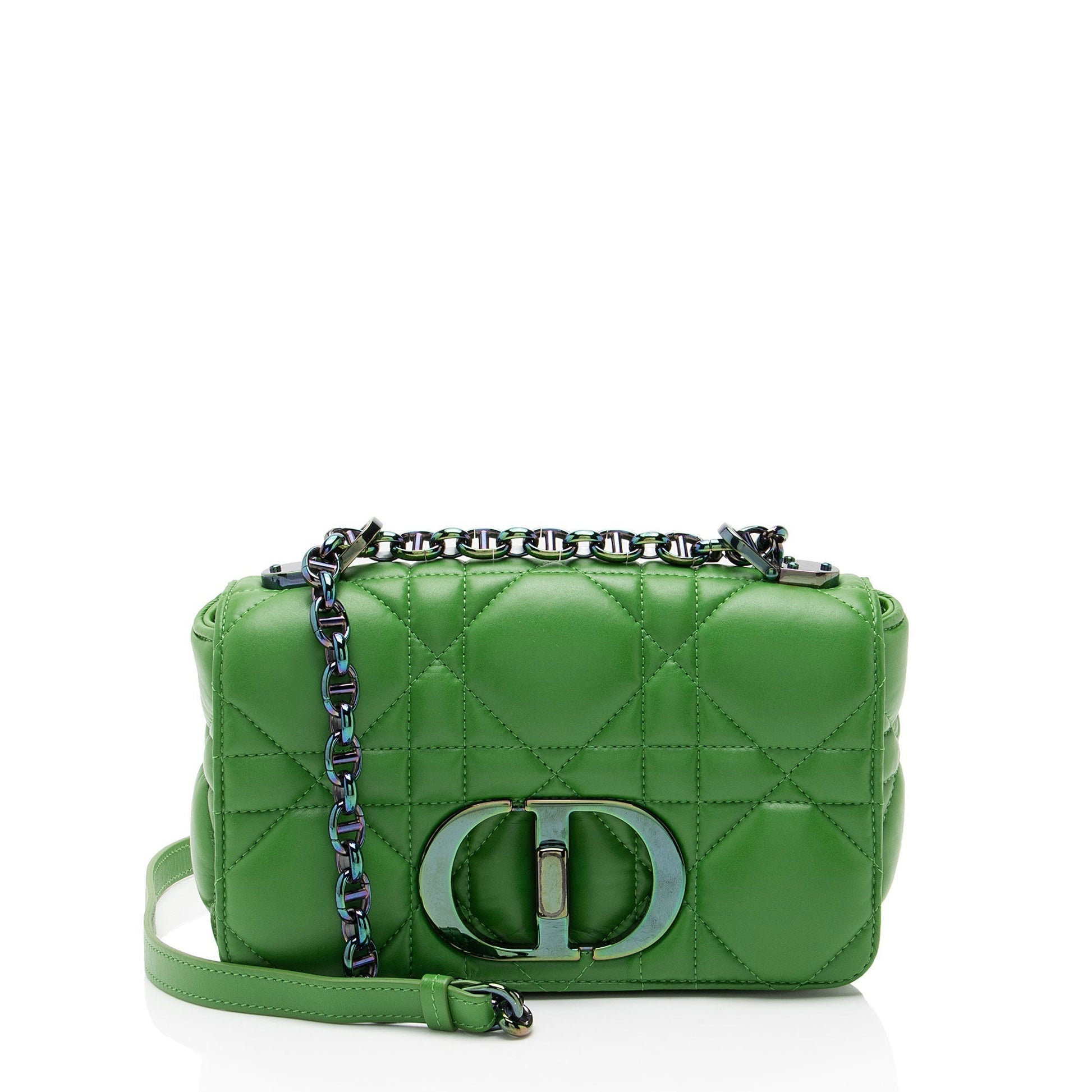 Dior Macrocannage Soft Caro Bag Lambskin Small Crossbody Bag