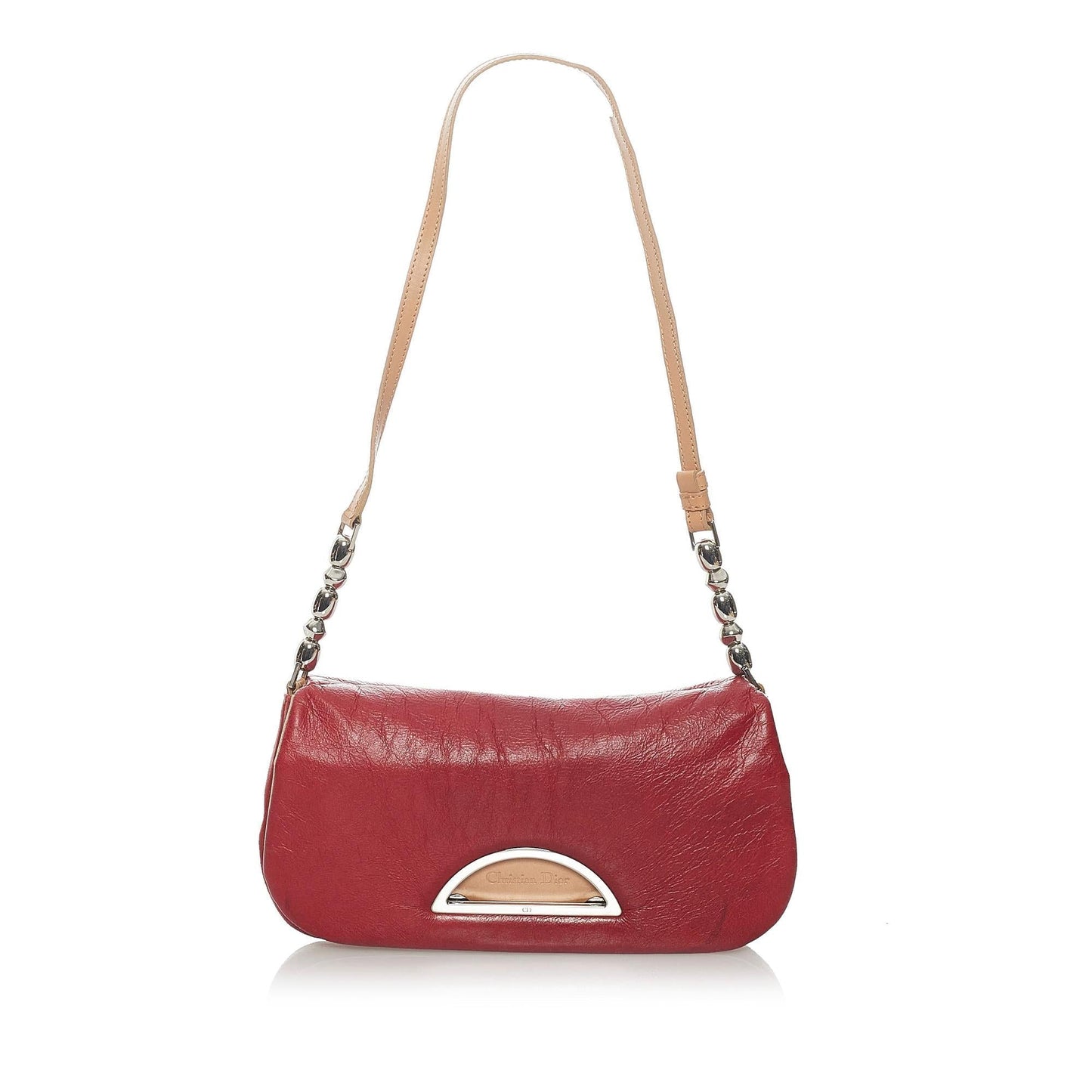 Dior Malice Baguette Shg Handbag Leather Shoulder Bag