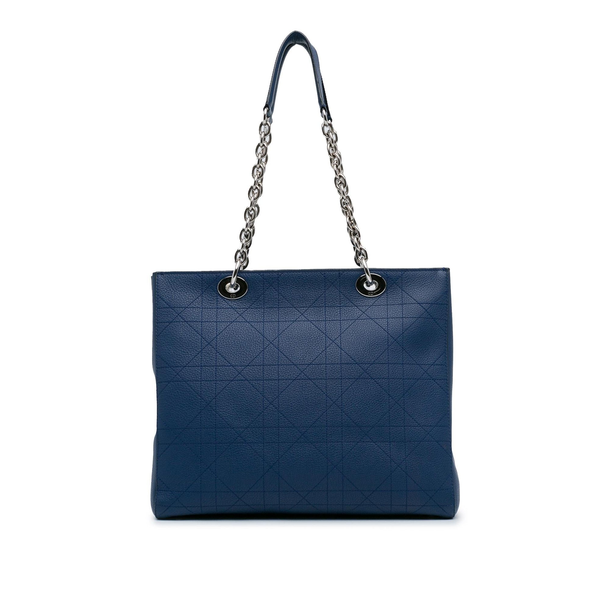 Dior Calfskin Cannage Ultra Tote Shg 2Yrdrk Medium Tote Bag