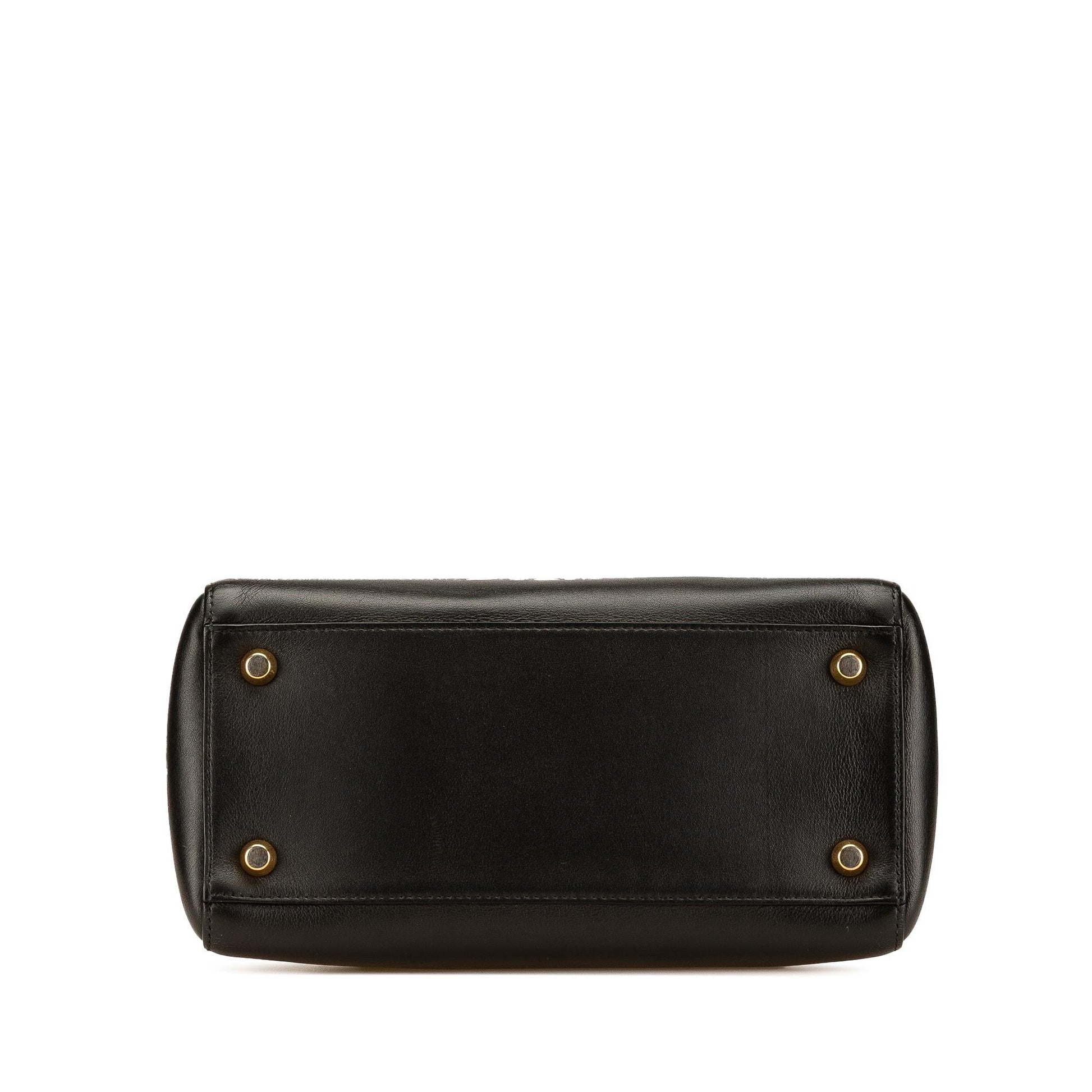 Dior Calfskin Death Tarot Card Lady Satchel Bag Medium