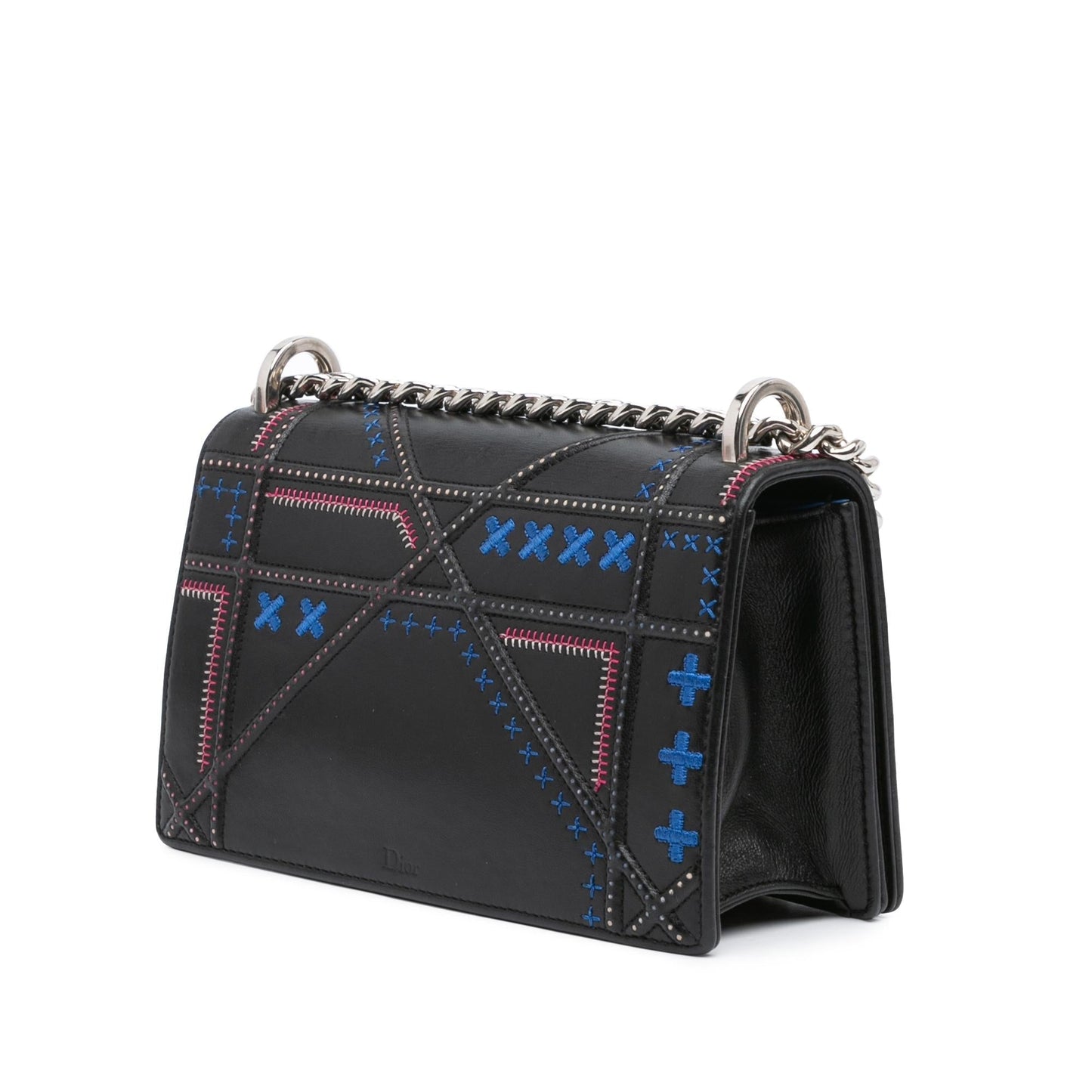 Dior Calfskin Stitch ama Crossbody Bag Medium Flap