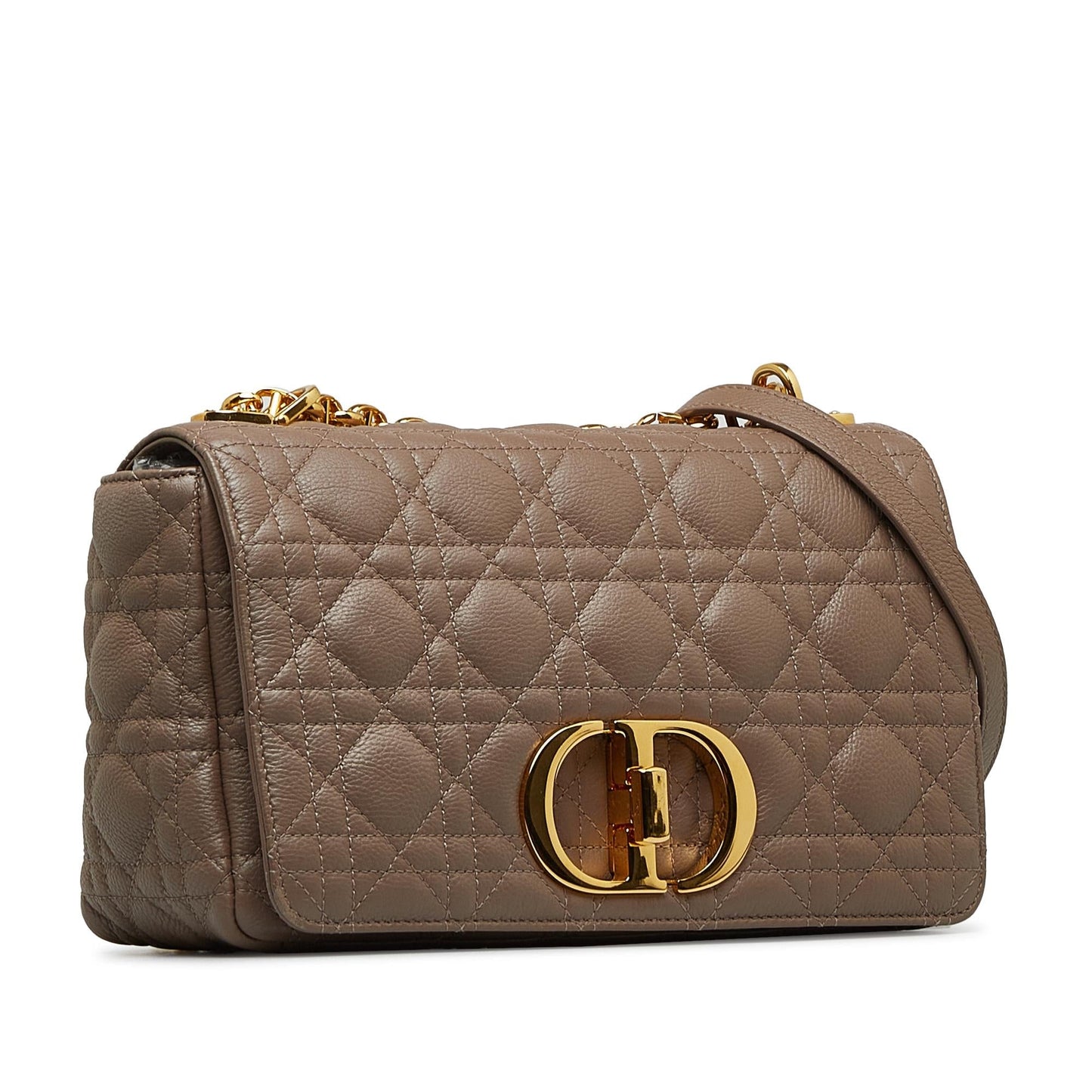 Dior Cannage Caro Shg Bgzsin Shoulder Bag Medium