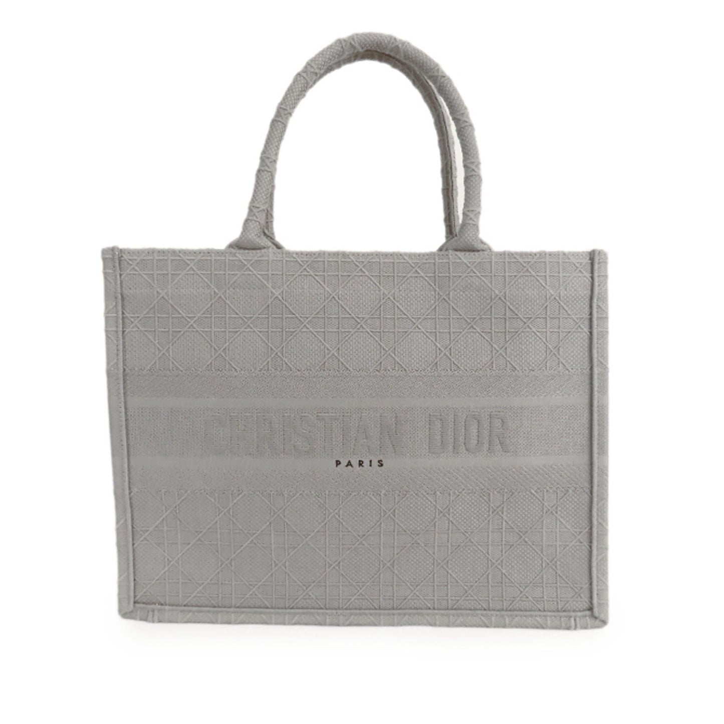 Dior Cannage Book Tote Shg 28Icrl Medium Embroidered Tote Bag