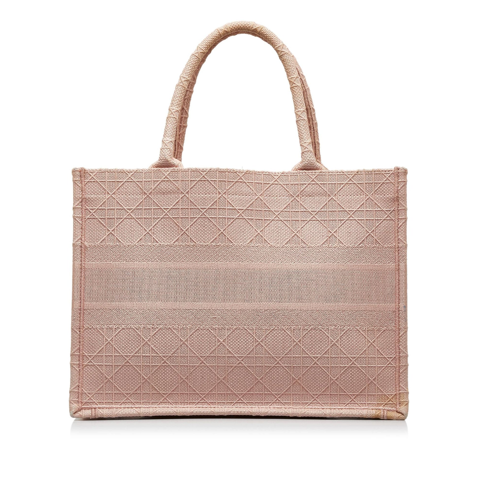 Dior Cannage Book Tote Shg Lub71H Medium Embroidered Tote Bag