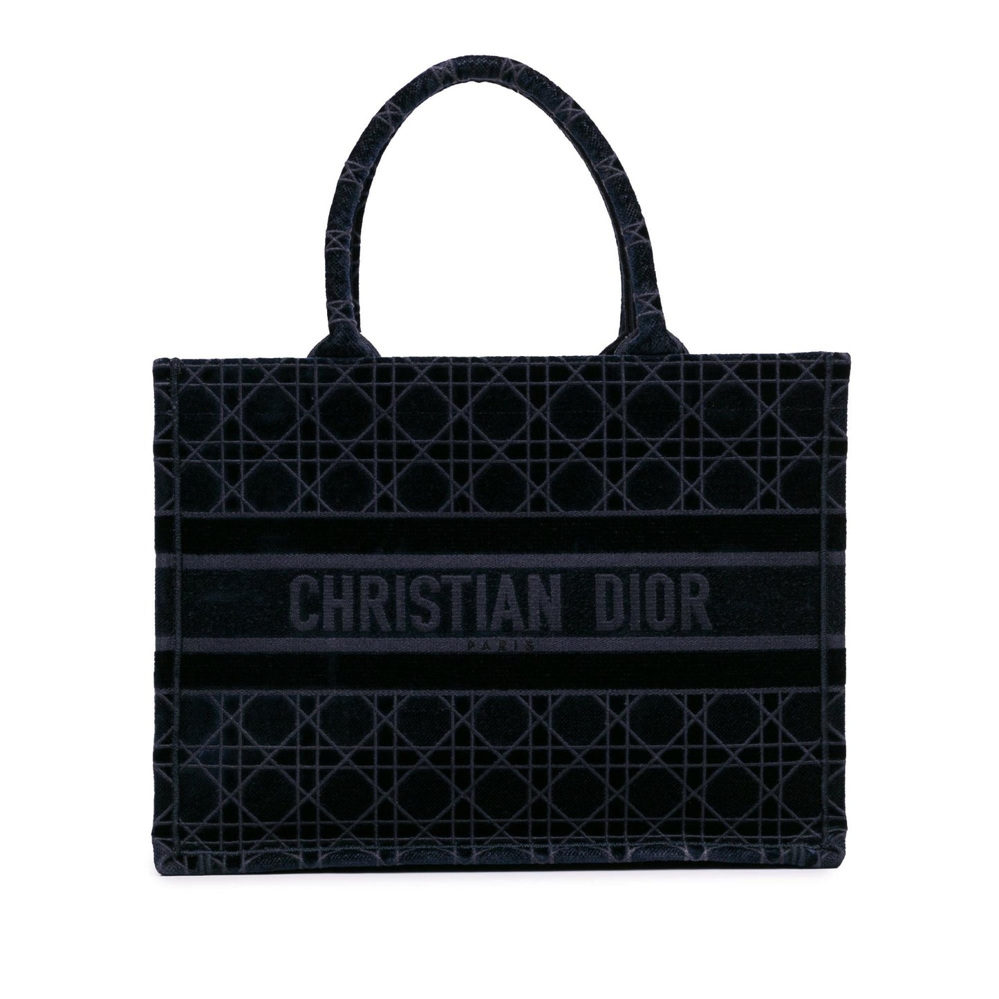 Dior Cannage Book Tote Shg Fvzewu Medium Embroidered Tote Bag