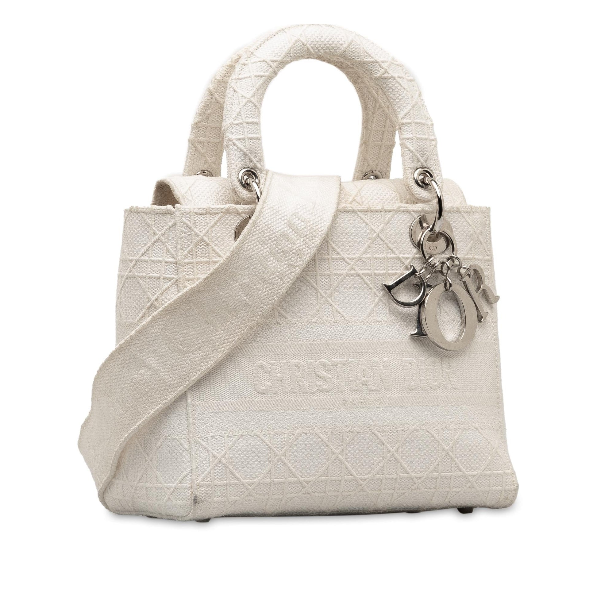 Dior Cannage Lady Lite Shg 9Kjhaf Satchel Bag Medium