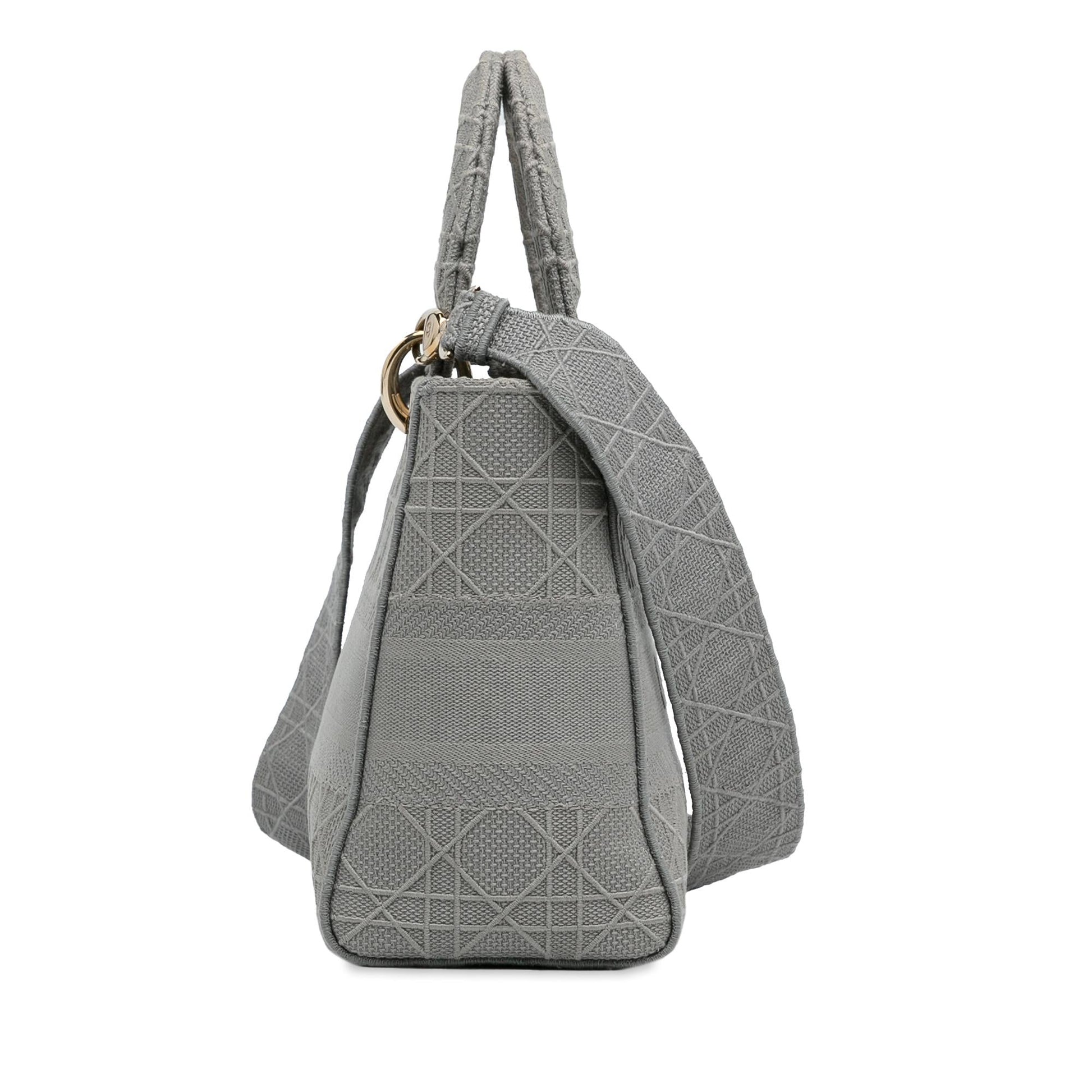 Dior Cannage Lady Lite Shg Us02Dd Satchel Bag Medium