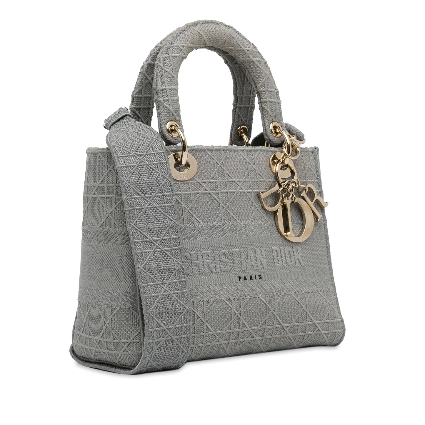 Dior Cannage Lady Lite Shg Us02Dd Satchel Bag Medium