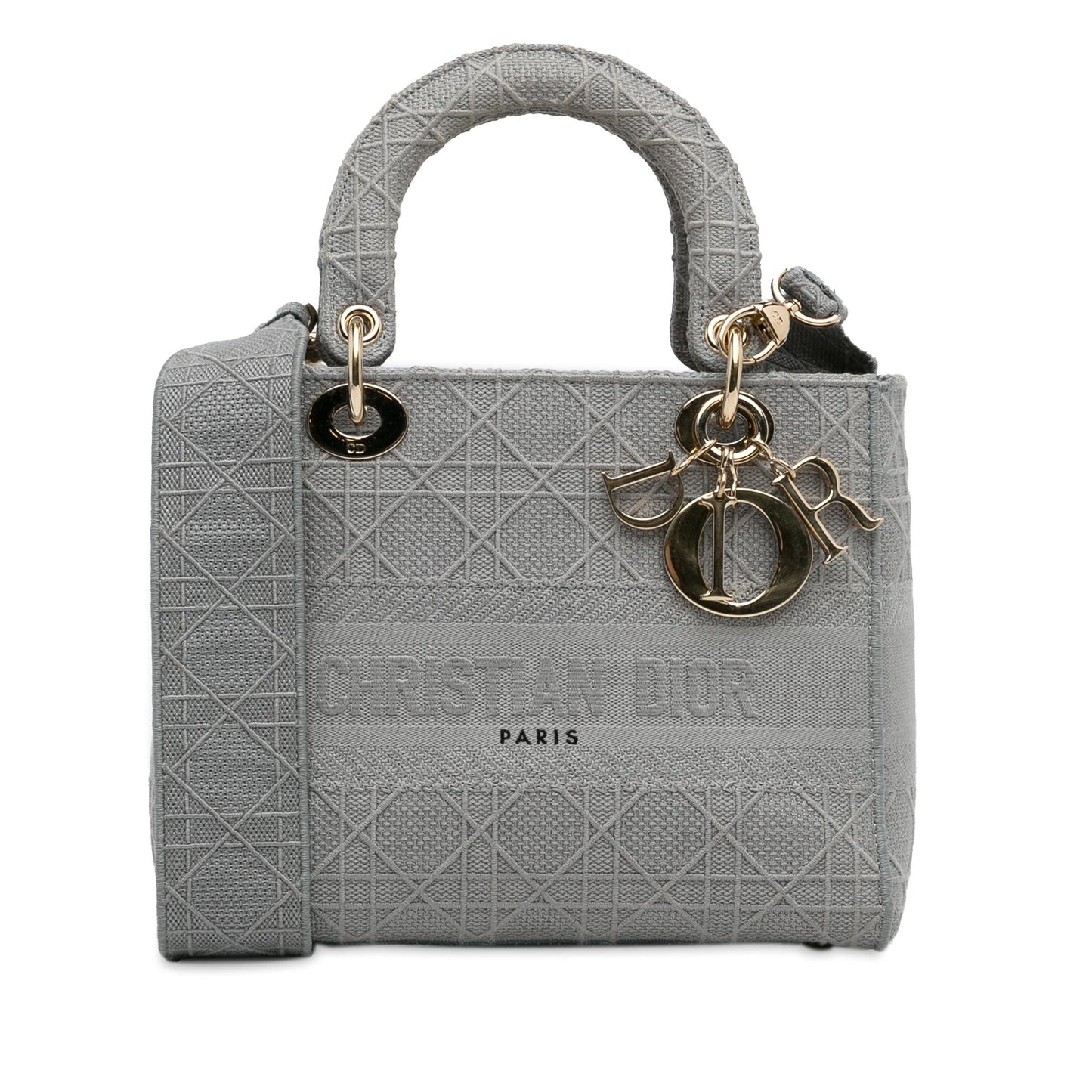 Dior Cannage Lady Lite Shg 8Sidmf Satchel Bag Medium