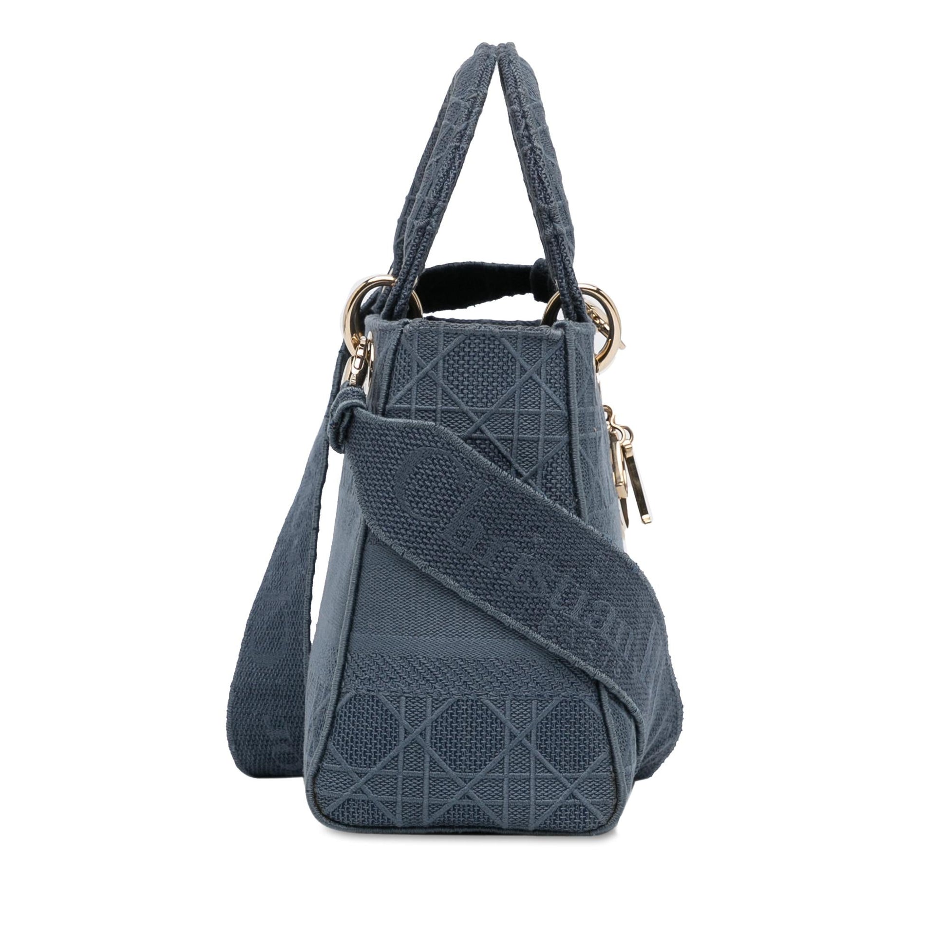 Dior Cannage Lady Lite Shg Ke7W4B Satchel Bag Medium