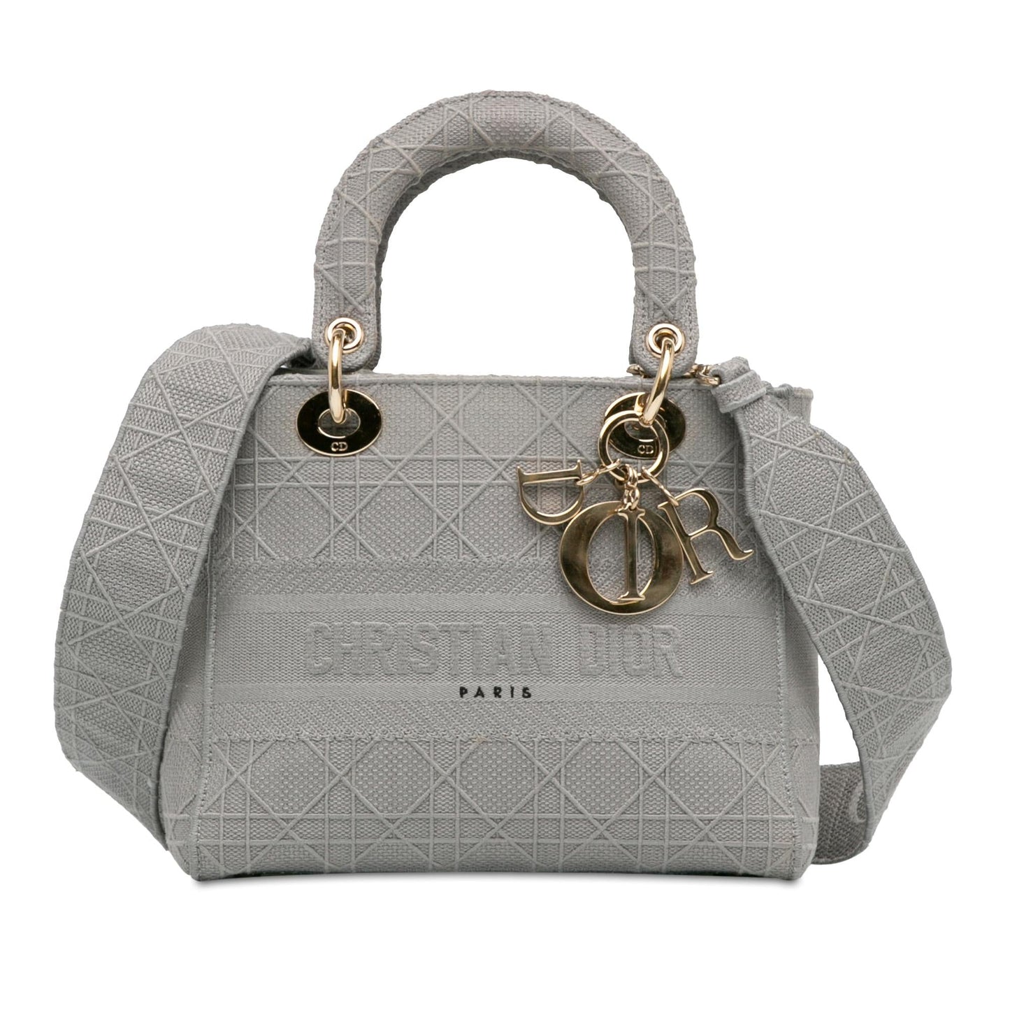 Dior Cannage Lady Lite Shg Krrm5S Satchel Bag Medium