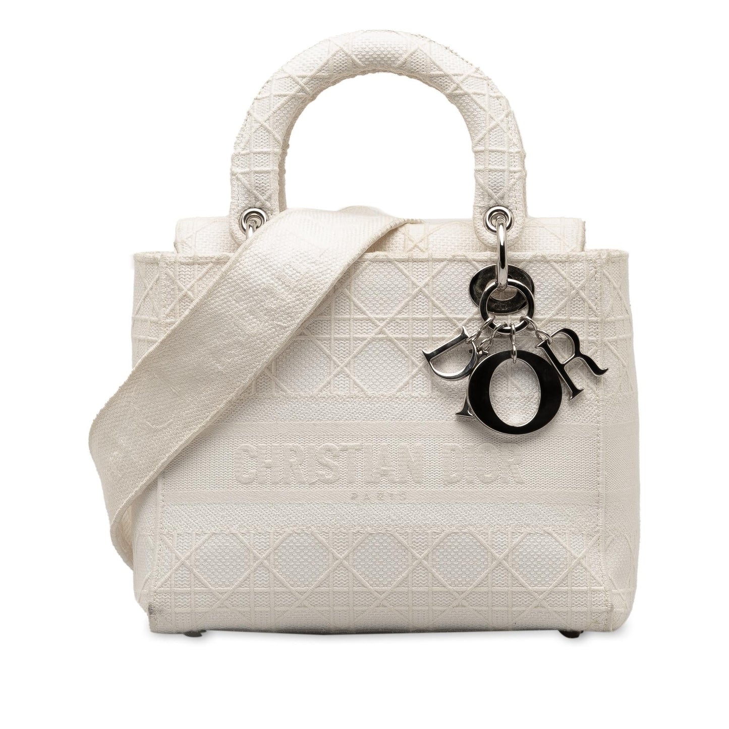 Dior Cannage Lady Lite Satchel Bag Medium Lite Shg Uwvqpi