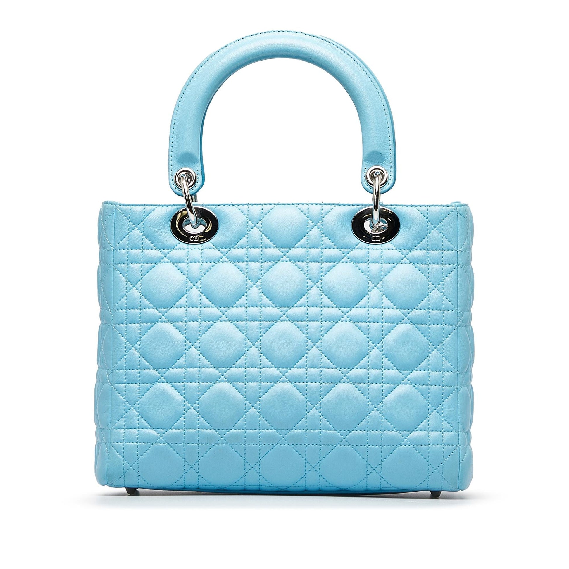 Dior Cannage Lady Shg Te9Jmm Satchel Bag Medium