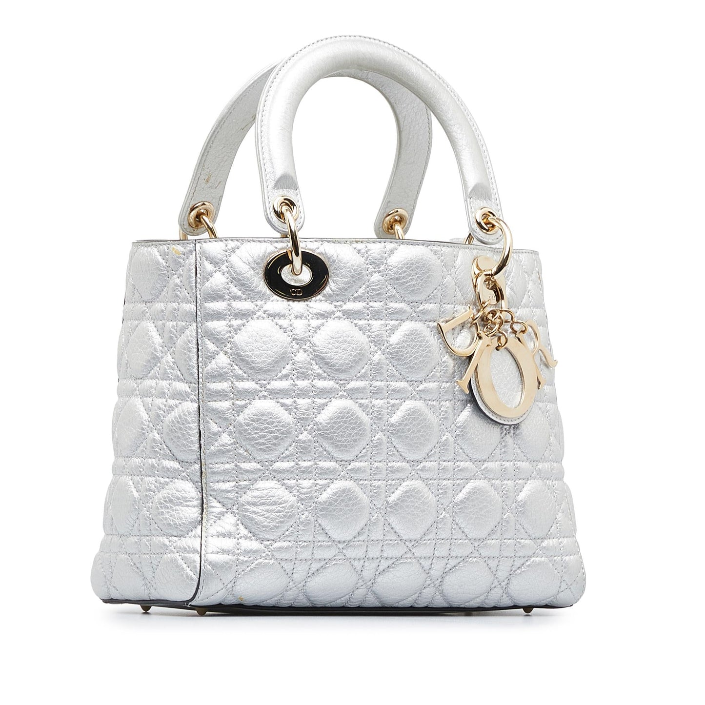 Dior Cannage Lady Shg Uhpytf Satchel Bag Medium