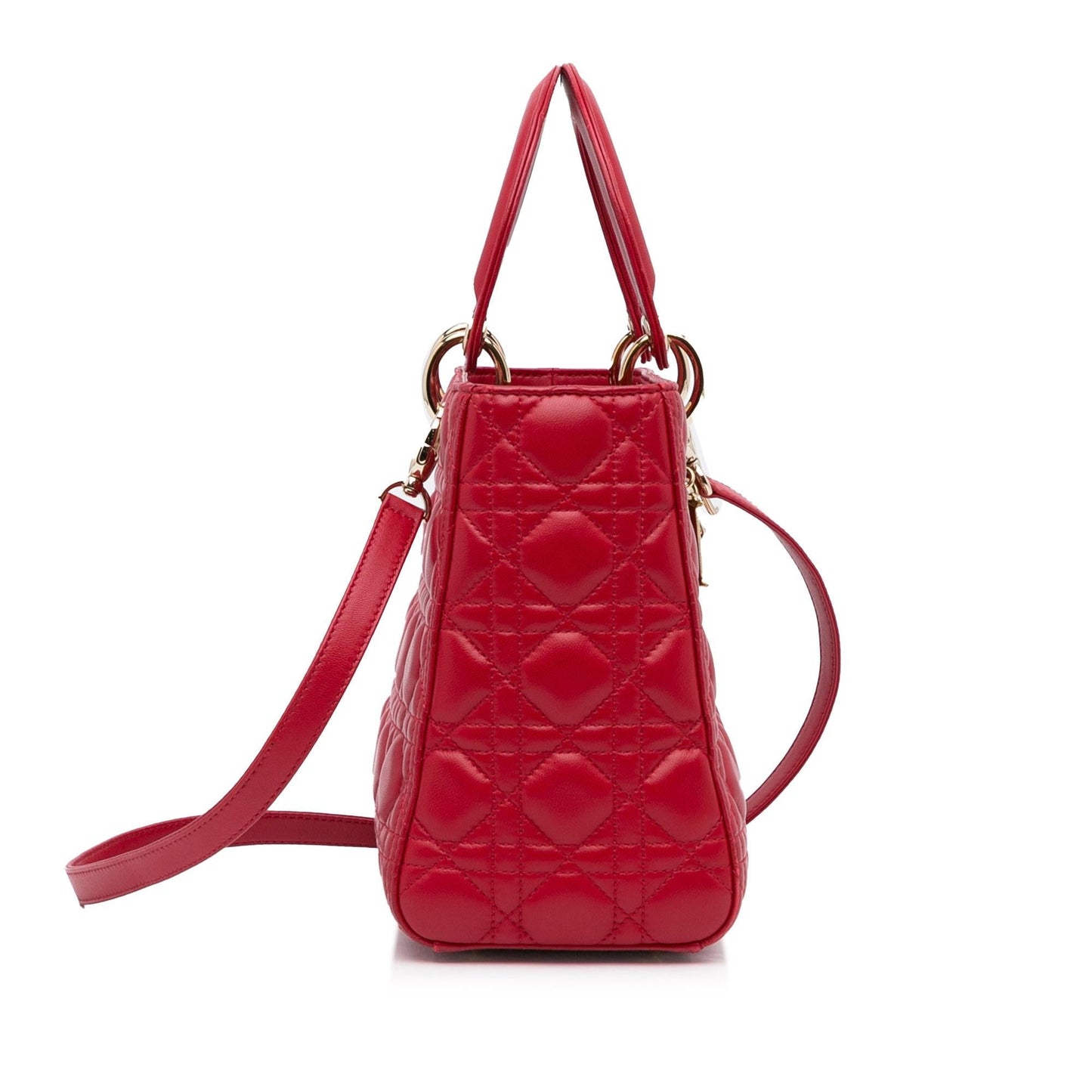 Dior Cannage Lady Shg Q2Acxk Satchel Bag Medium