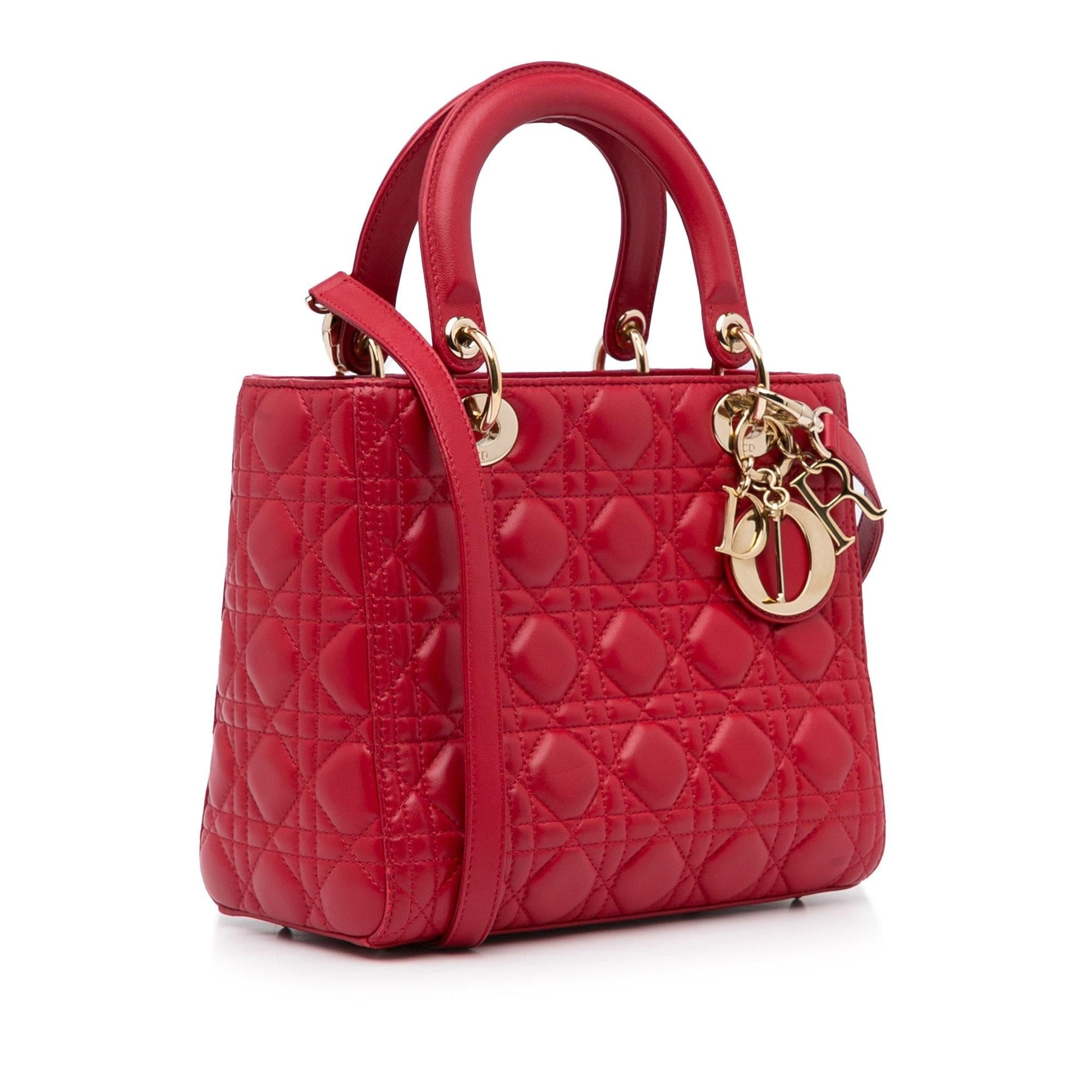Dior Cannage Lady Shg Q2Acxk Satchel Bag Medium