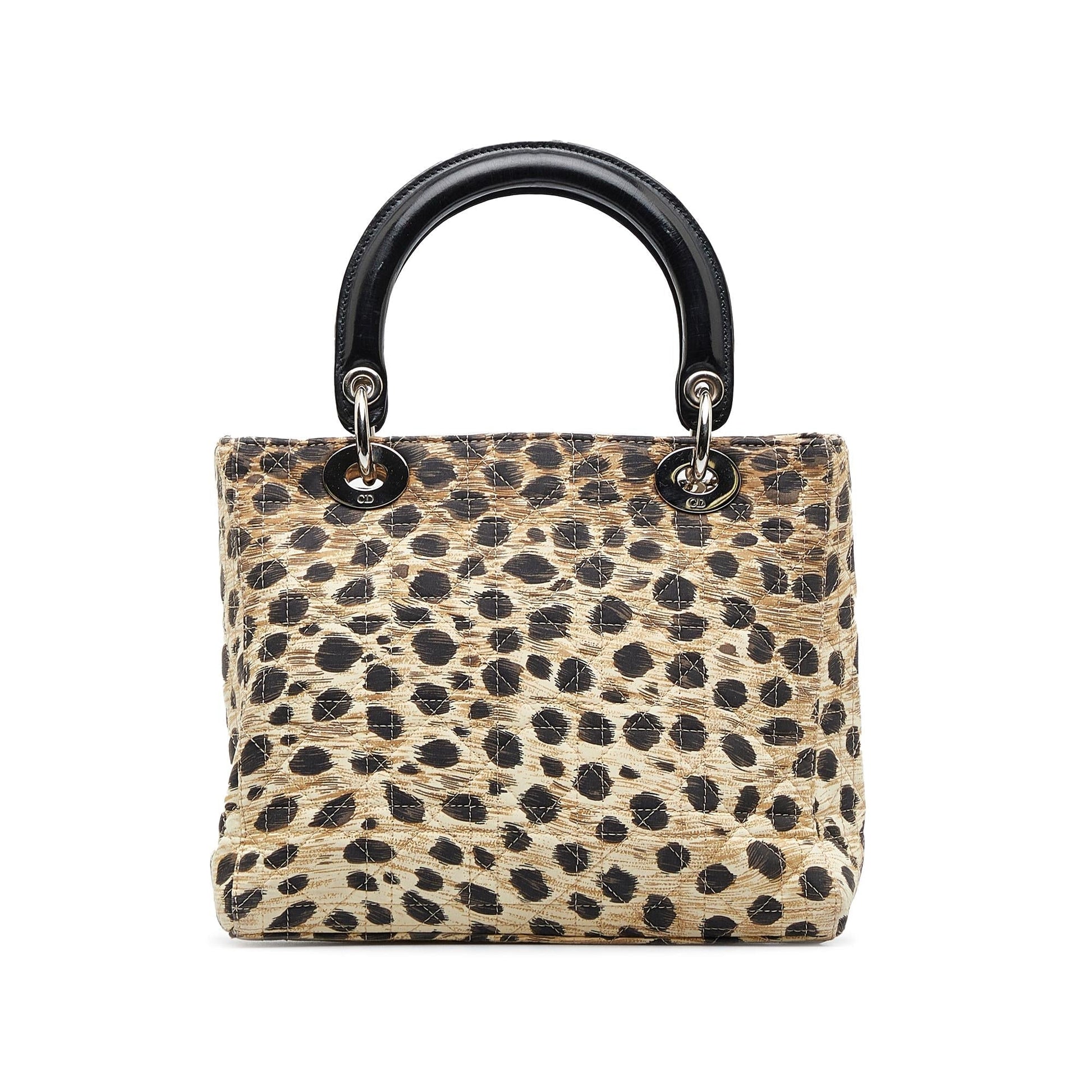 Dior Cannage Leopard Print Lady Shg Sbc9Zg Satchel Bag Medium