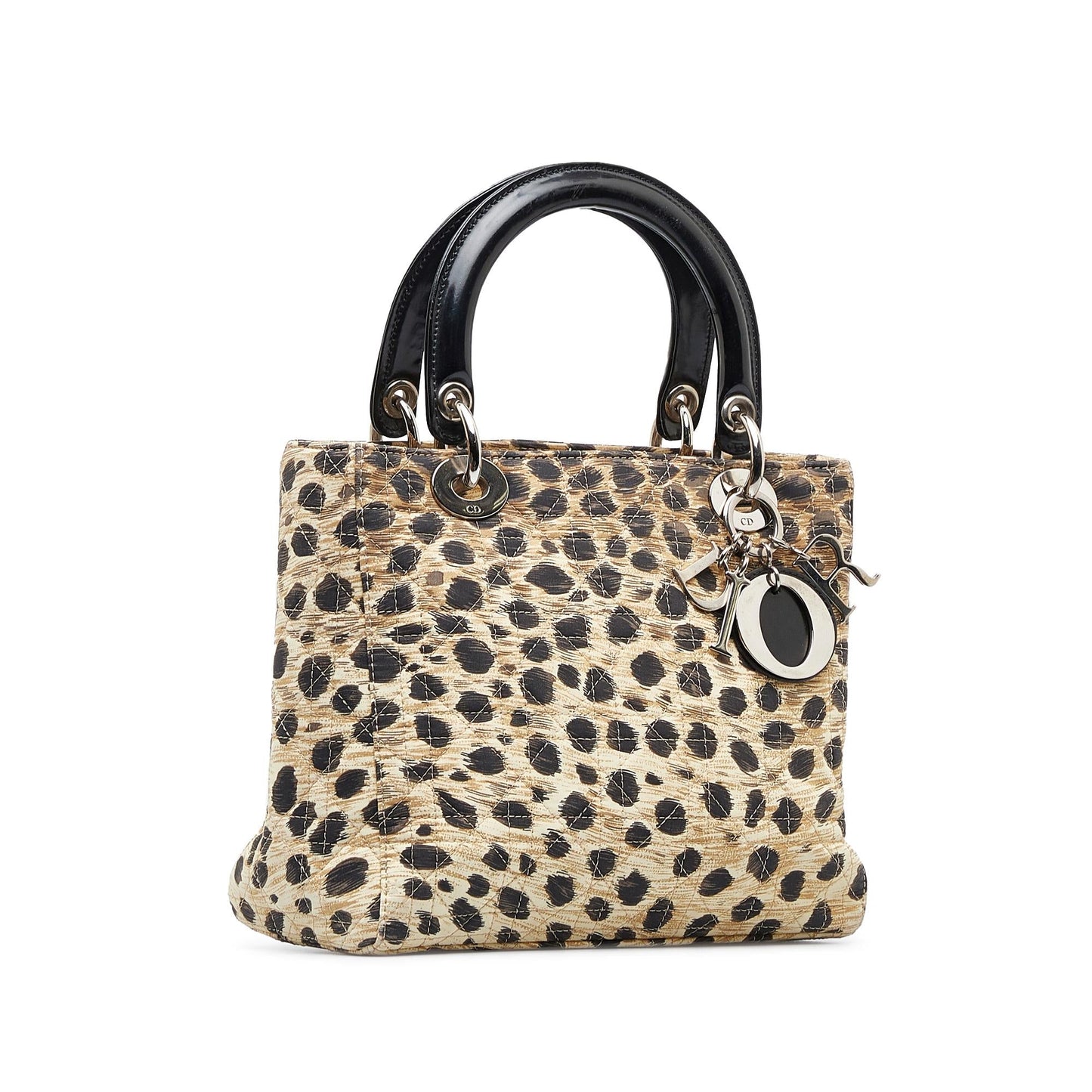 Dior Cannage Leopard Print Lady Shg Sbc9Zg Satchel Bag Medium