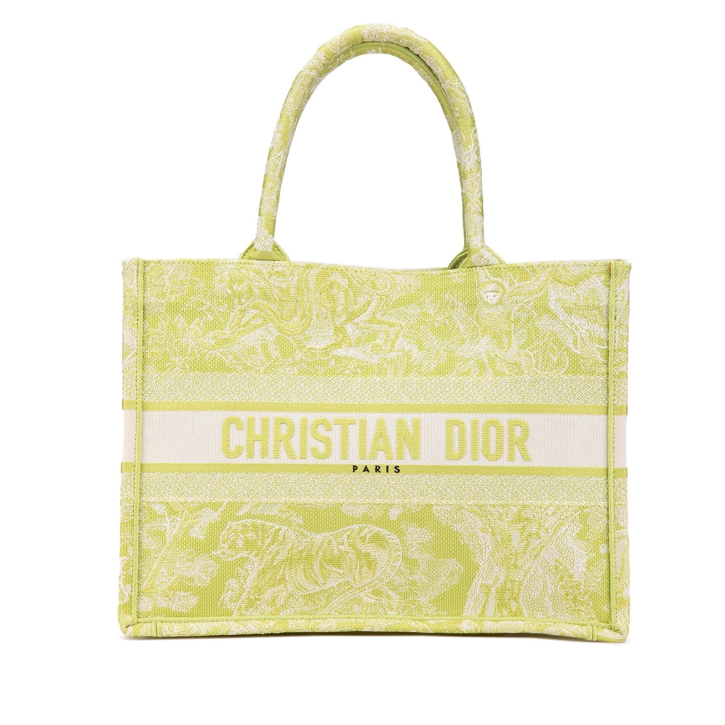 Dior iviera Toile De Jouy Book Tote Canvas Medium Embroidered Tote Bag Book Tote 1