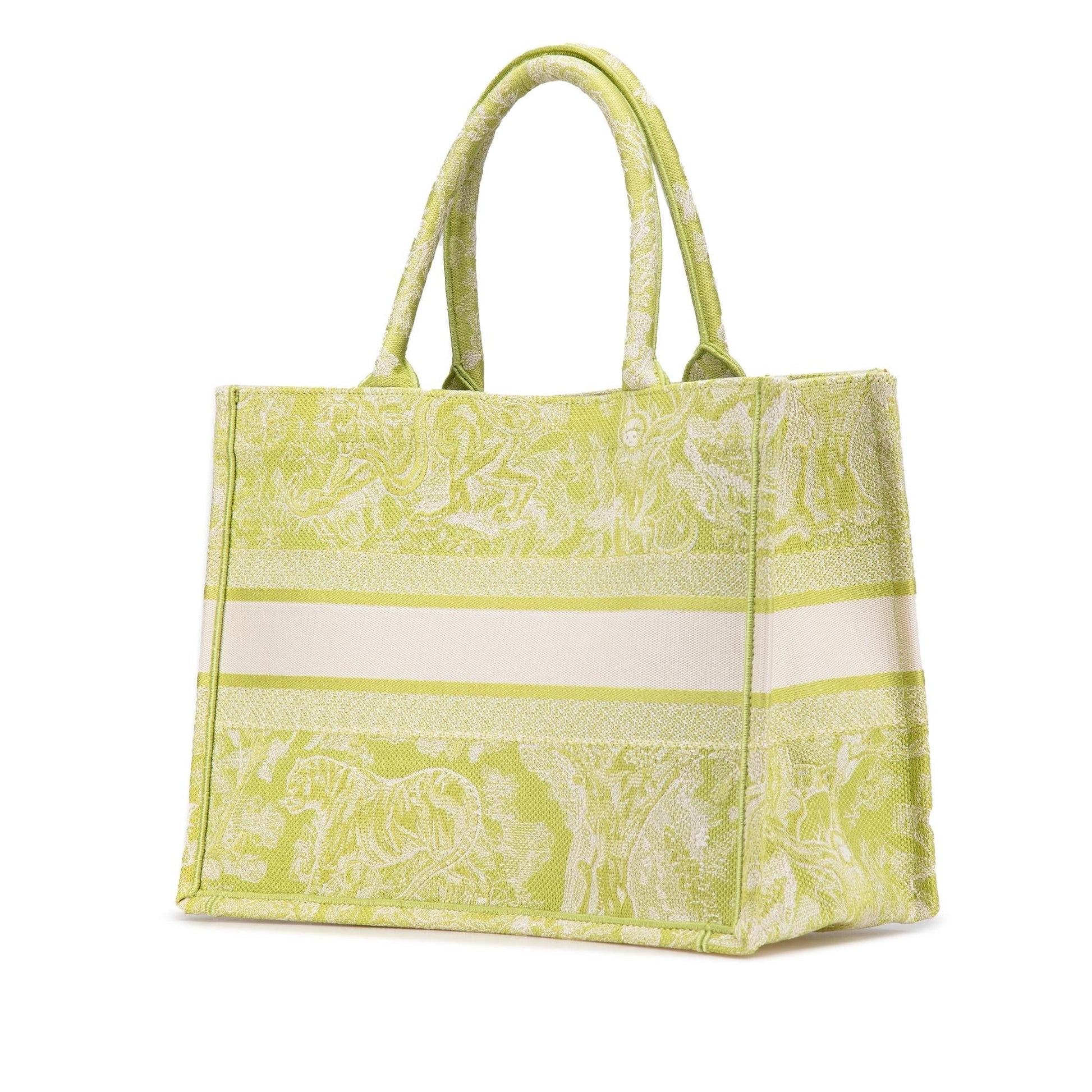 Dior iviera Toile De Jouy Book Tote Canvas Medium Embroidered Tote Bag Book Tote 4