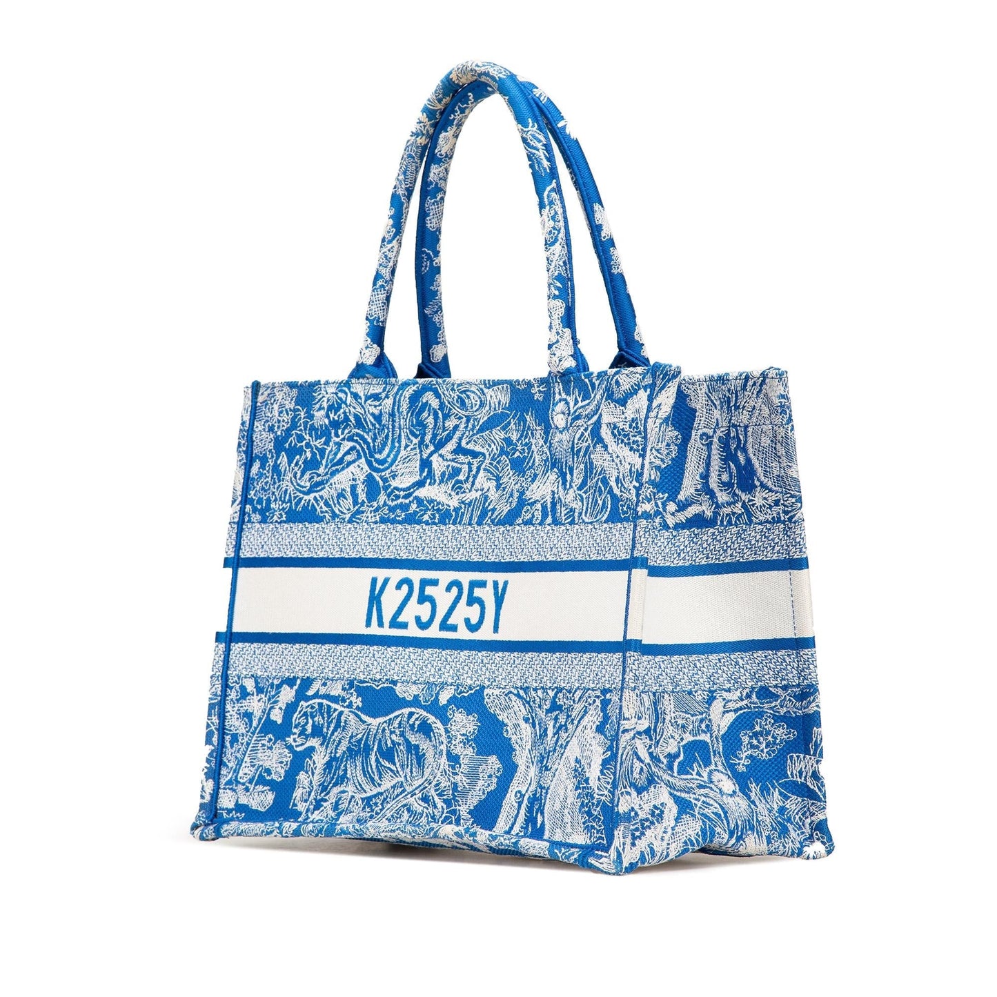 Dior iviera Toile De Jouy Book Tote Canvas Medium Embroidered Tote Bag Book Tote 5