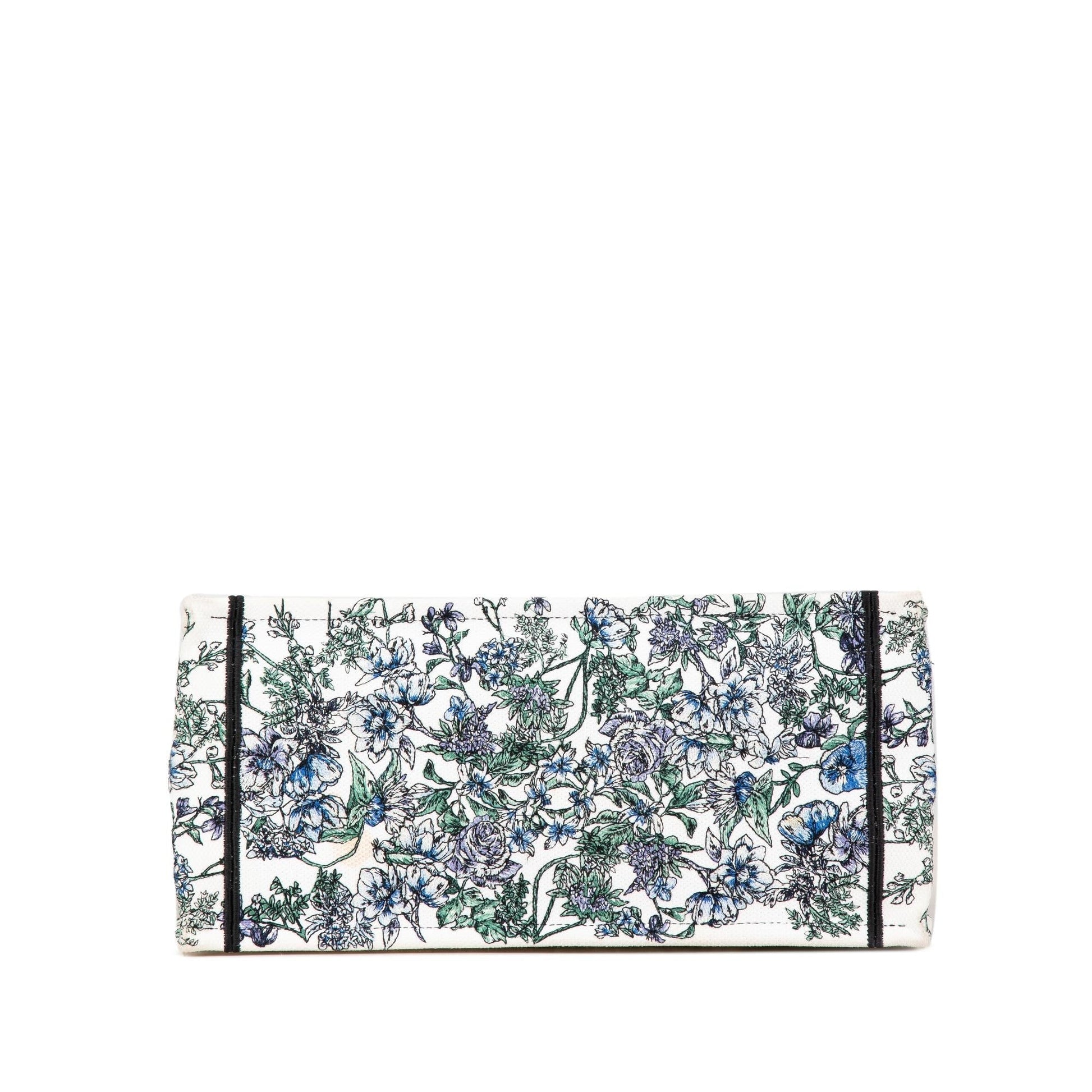 Dior Flowers Book Tote Canvas Medium Embroidered Tote Bag