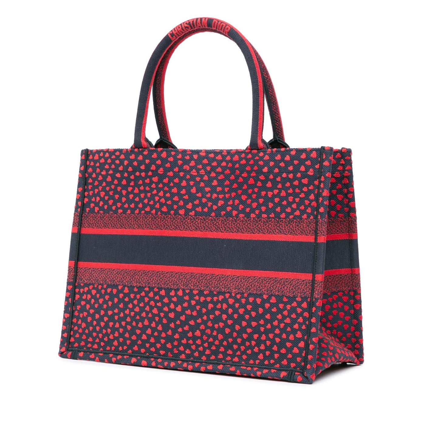 Dior Pop Hearts Love Paris Book Tote Canvas Medium Tote Bag