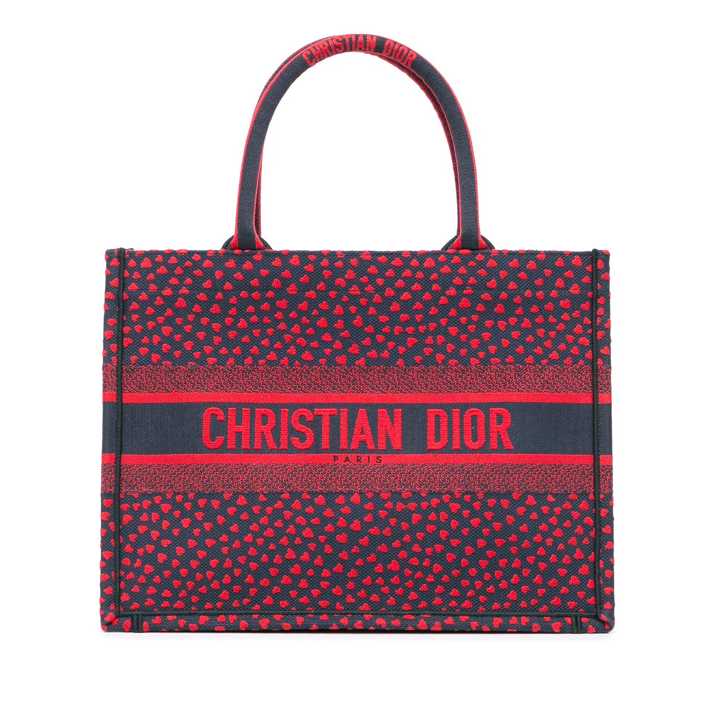 Dior Pop Hearts Love Paris Book Tote Canvas Medium Tote Bag Book Tote 1