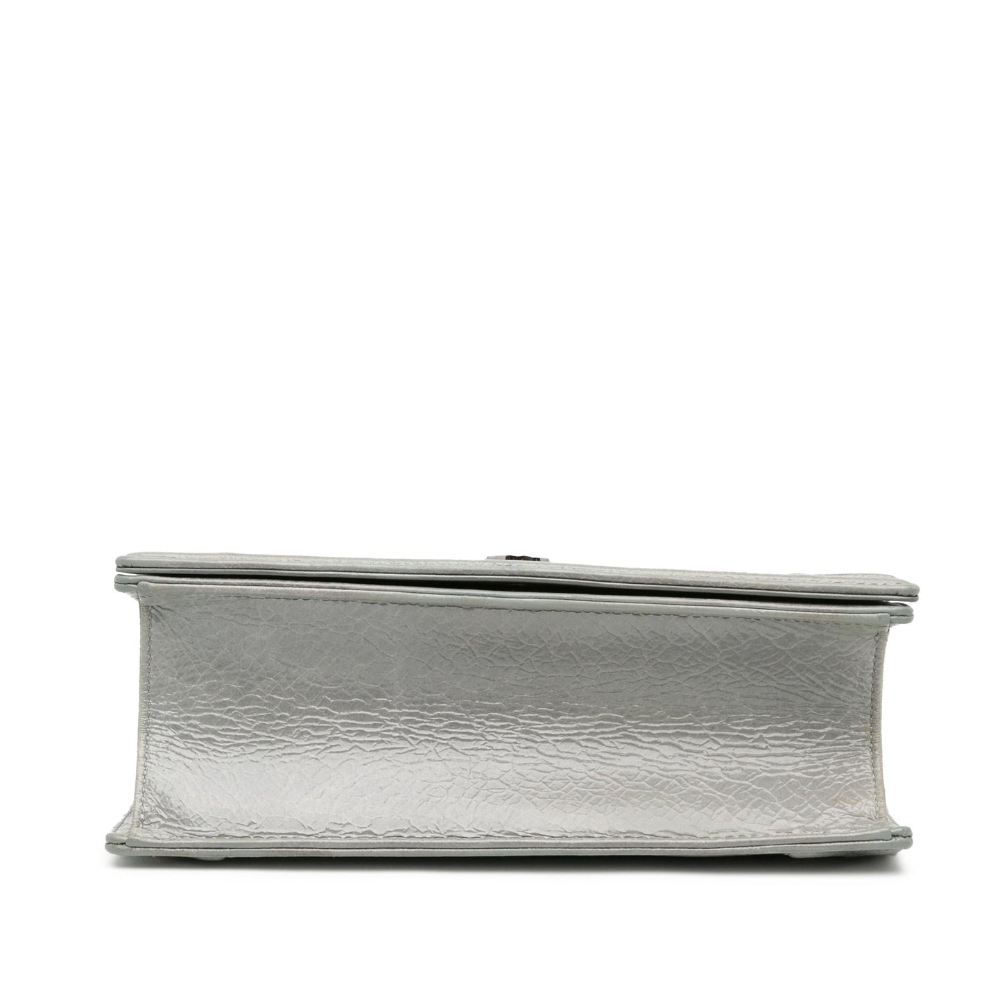 Dior Crackled Deerskin ama Shg Eiyab5 Crossbody Bag Medium Flap