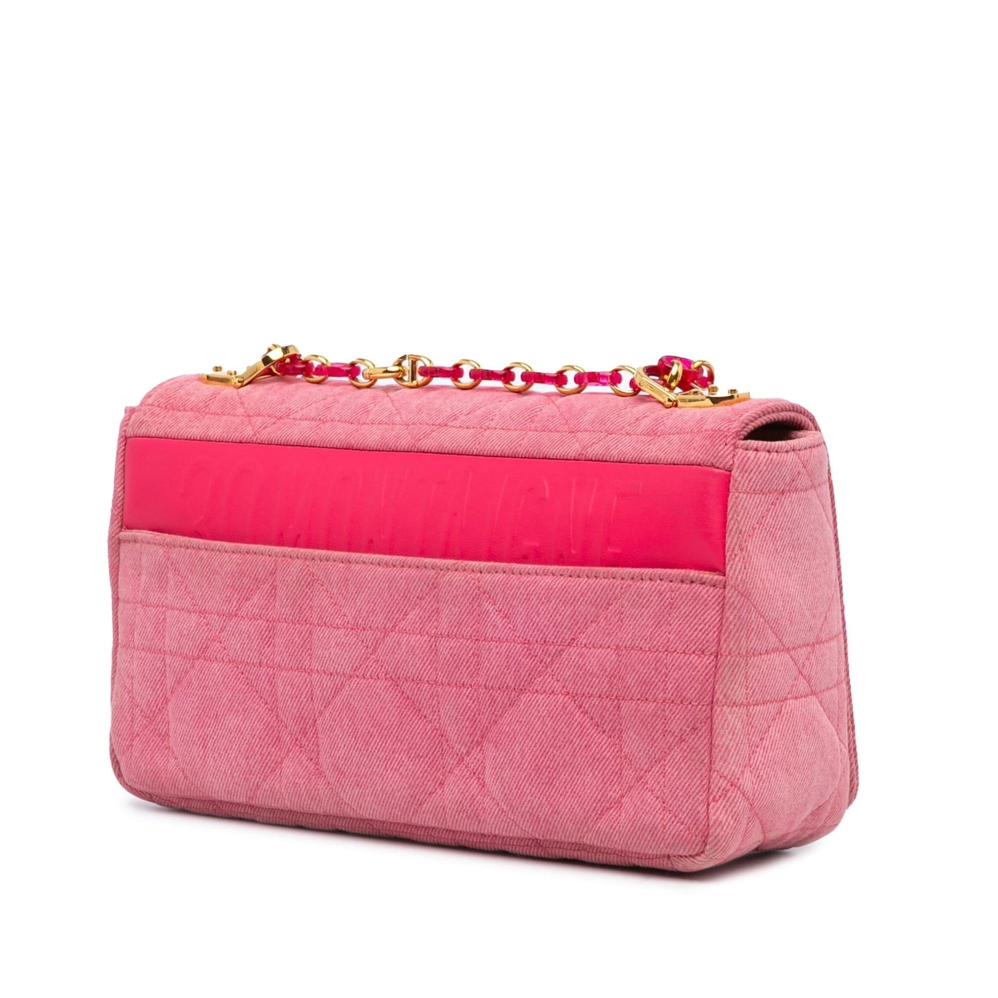 Dior Macrocannage Caro Bag Denim Medium Crossbody Bag Macrocannage Caro Bag