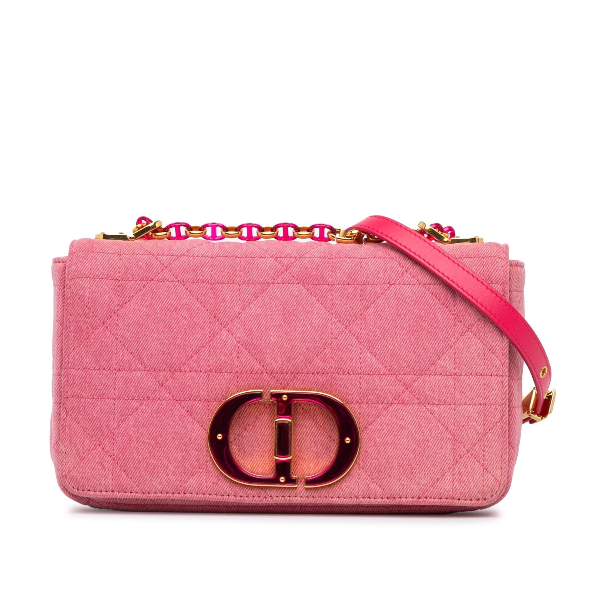 Dior Macrocannage Caro Bag Denim Medium Crossbody Bag Caro Bag 1