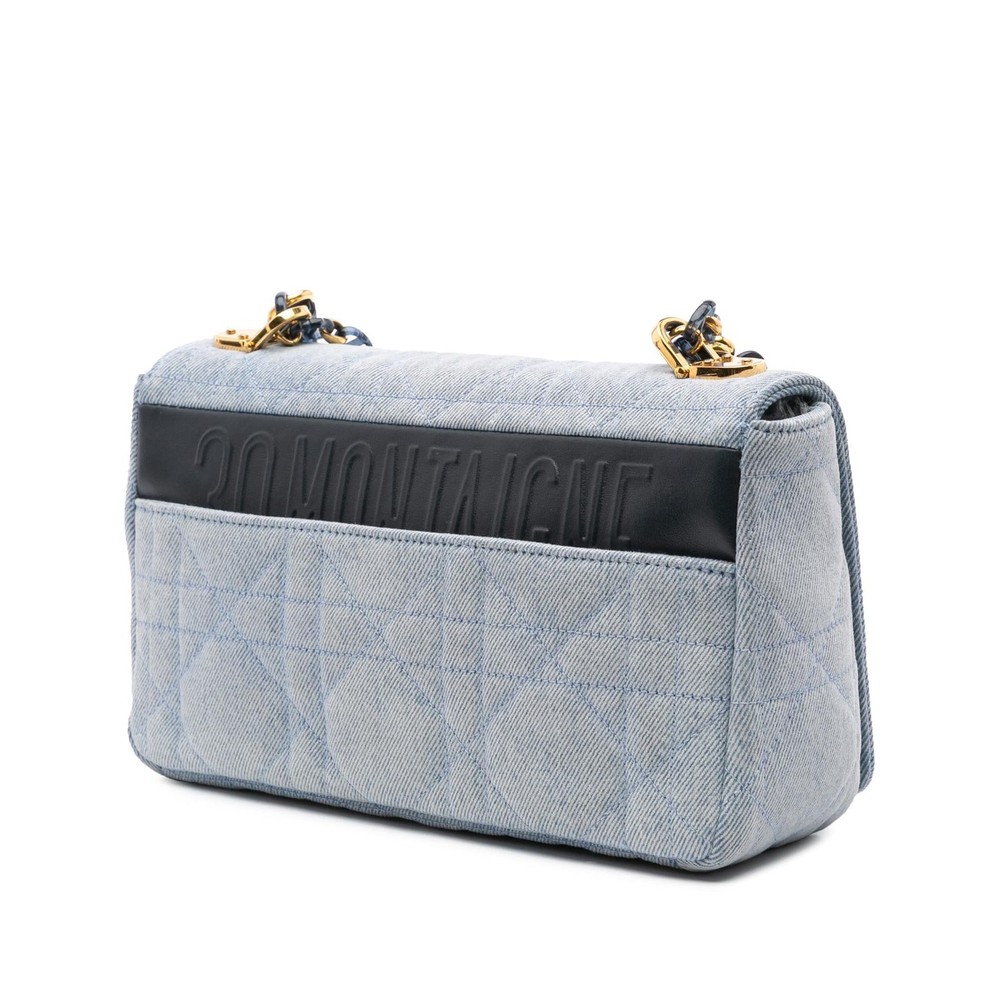 Dior Macrocannage Caro Bag Denim Medium Crossbody Bag Caro Bag 3