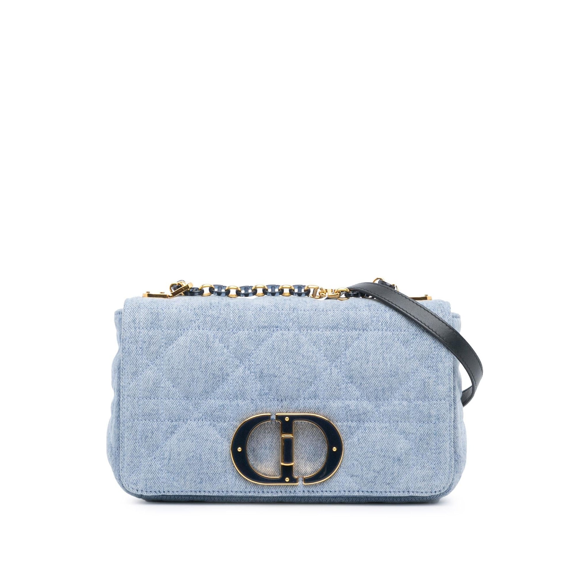 Dior Macrocannage Caro Bag Denim Medium Crossbody Bag Caro Bag 5