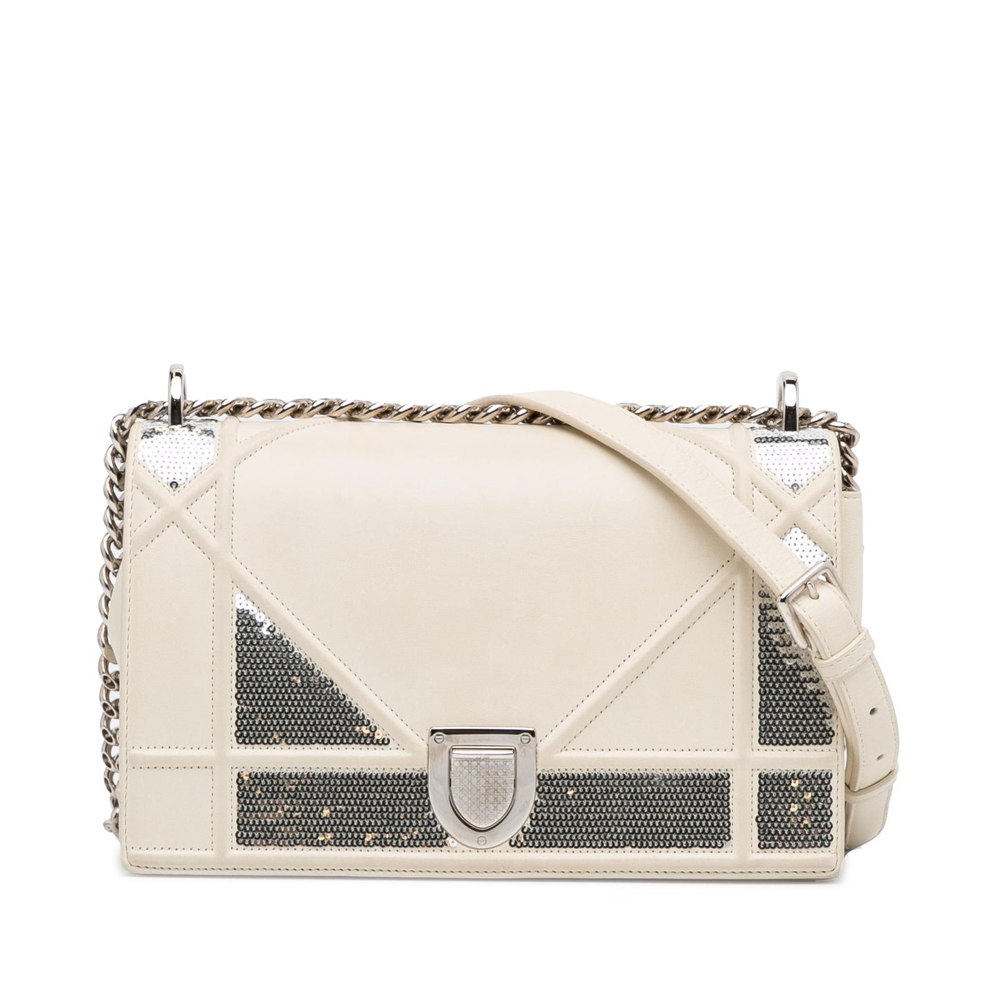 Dior ama Sequin Shg Duskbd Crossbody Bag Medium Flap