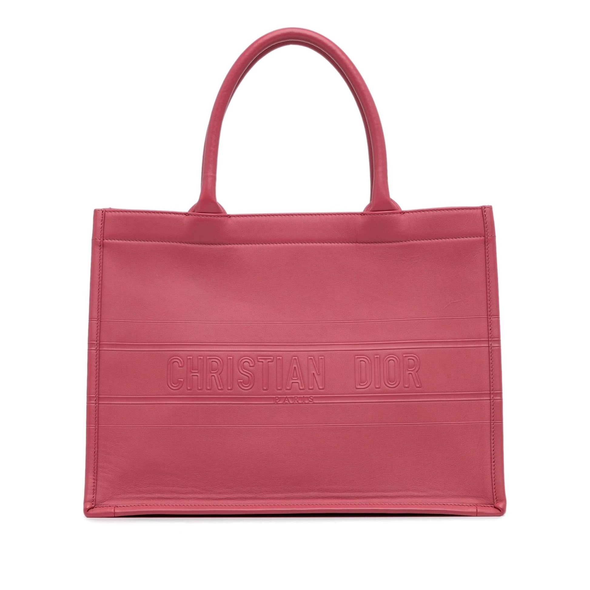 Dior Book Tote Medium Embossed Tote Bag Embossed Book Tote