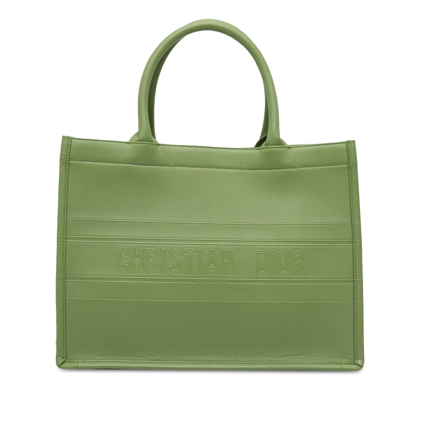 Dior Book Tote Shg T7Lcid Leather Medium Embossed Tote Bag