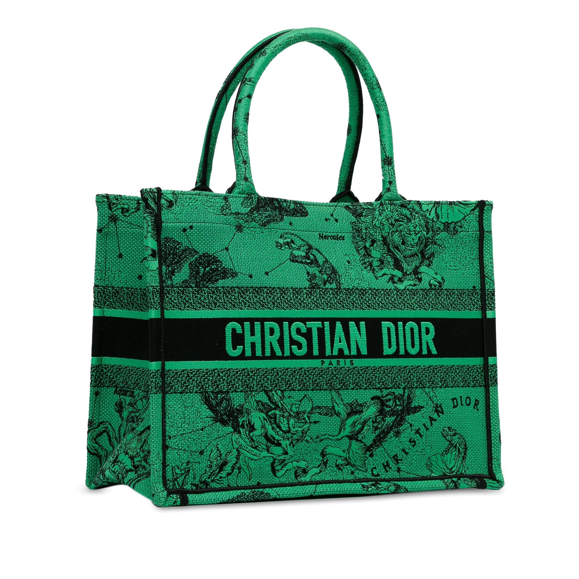 Dior Book Tote Shg M0Lwbz Canvas Medium Embroidered Tote Bag