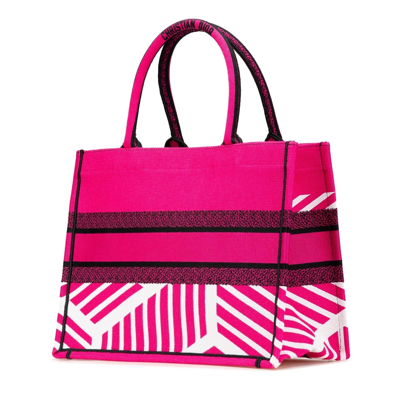 Dior Butterfly Jungle Pop Book Tote Canvas Medium Embroidered Tote Bag