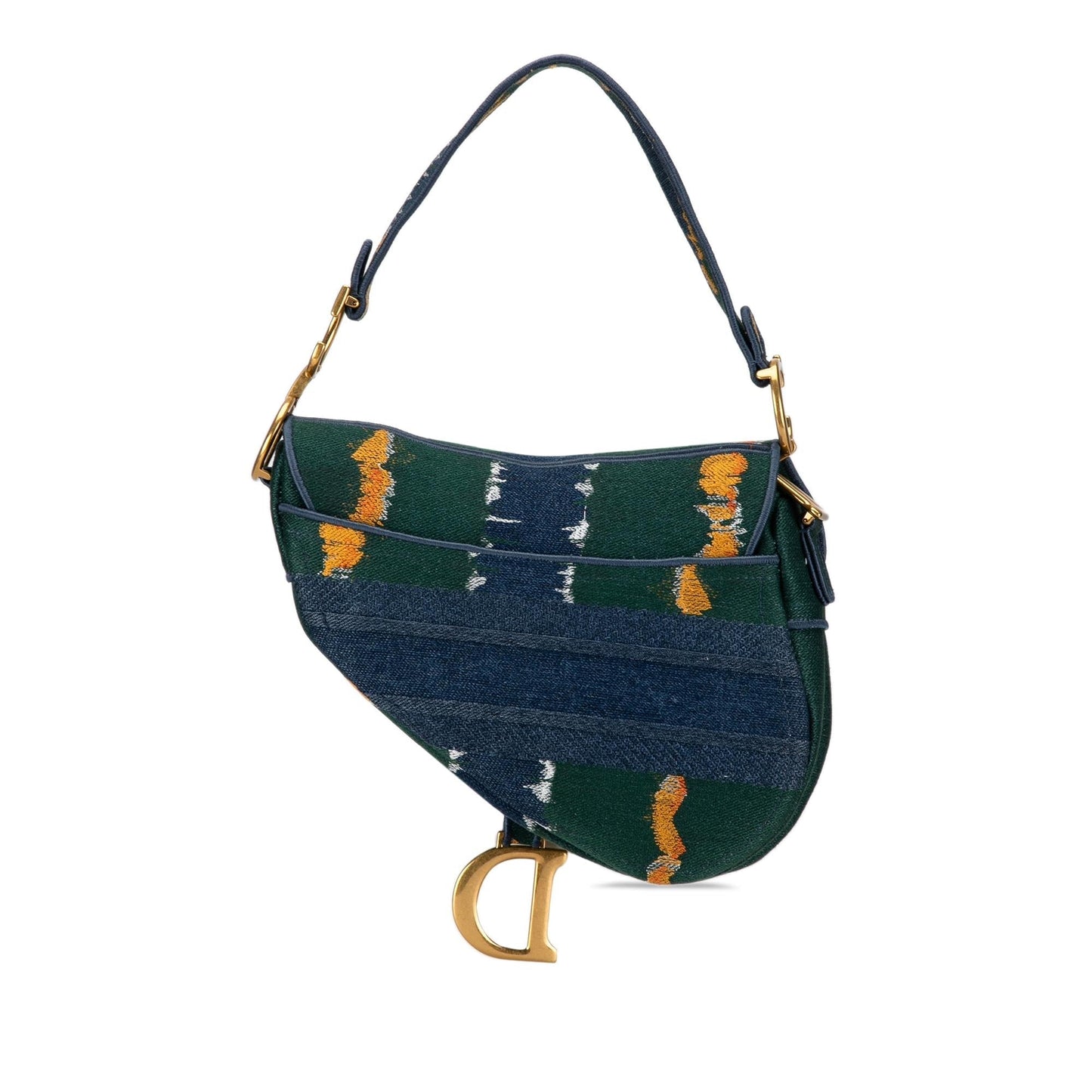 Dior Saddle Bag Shg Igov5B Canvas Medium Embroidered Shoulder Bag