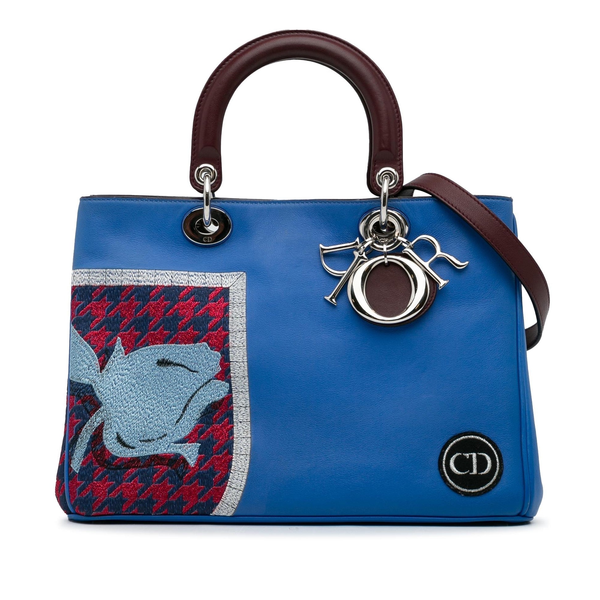 Dior issimo Satchel Medium Embroidered Satchel Bag Embroidered Diorissimo Satchel