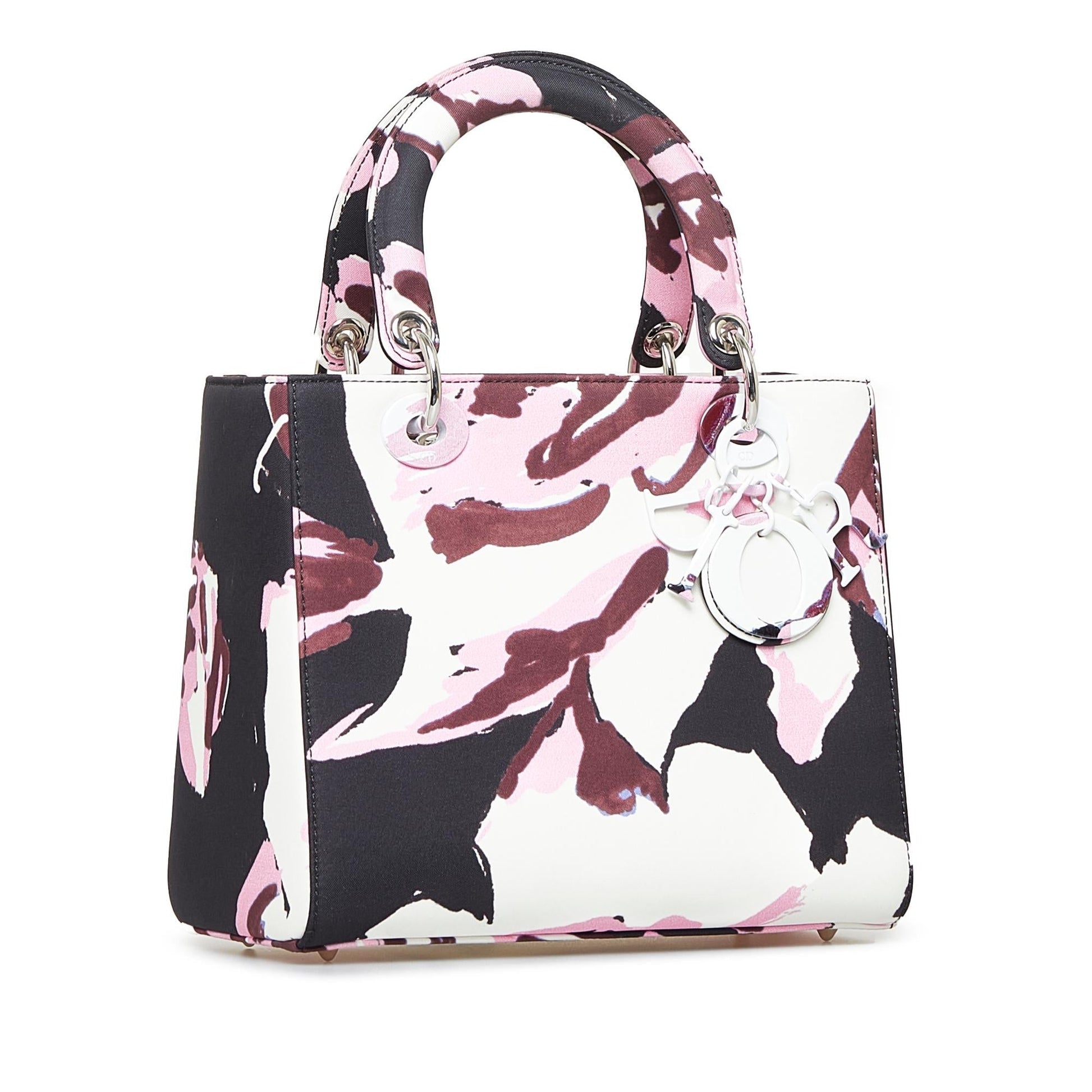 Dior Floral Graffiti Lady Shg Y1Sbop Satchel Bag Medium