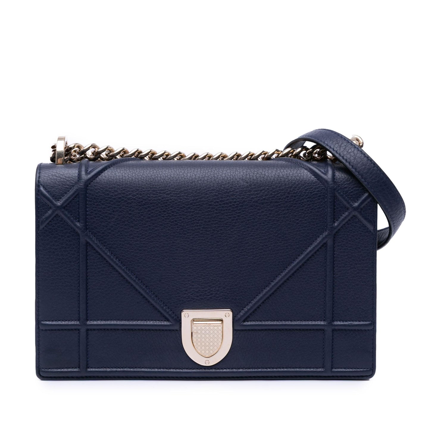 Dior Grained Calfskin ama Crossbody Bag Medium Flap