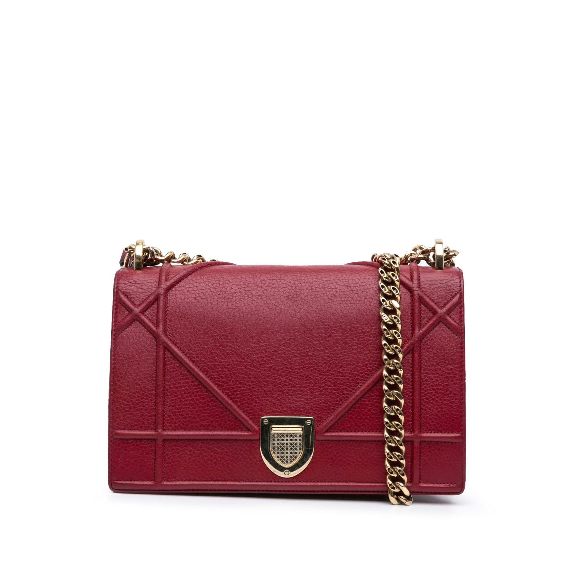Dior Grained Calfskin ama Crossbody Bag Medium Flap Diorama Flap 2