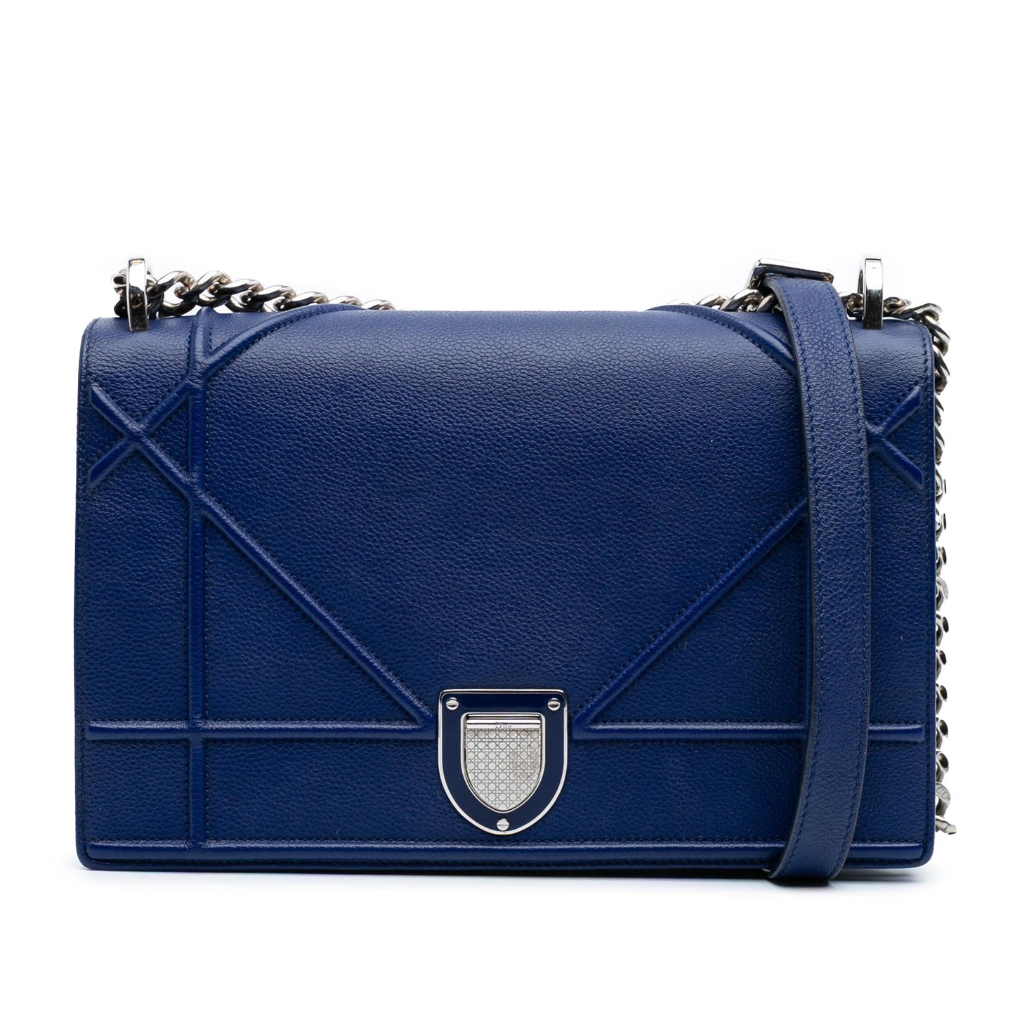 Dior Grained Calfskin ama Crossbody Bag Medium Flap Diorama Flap 5