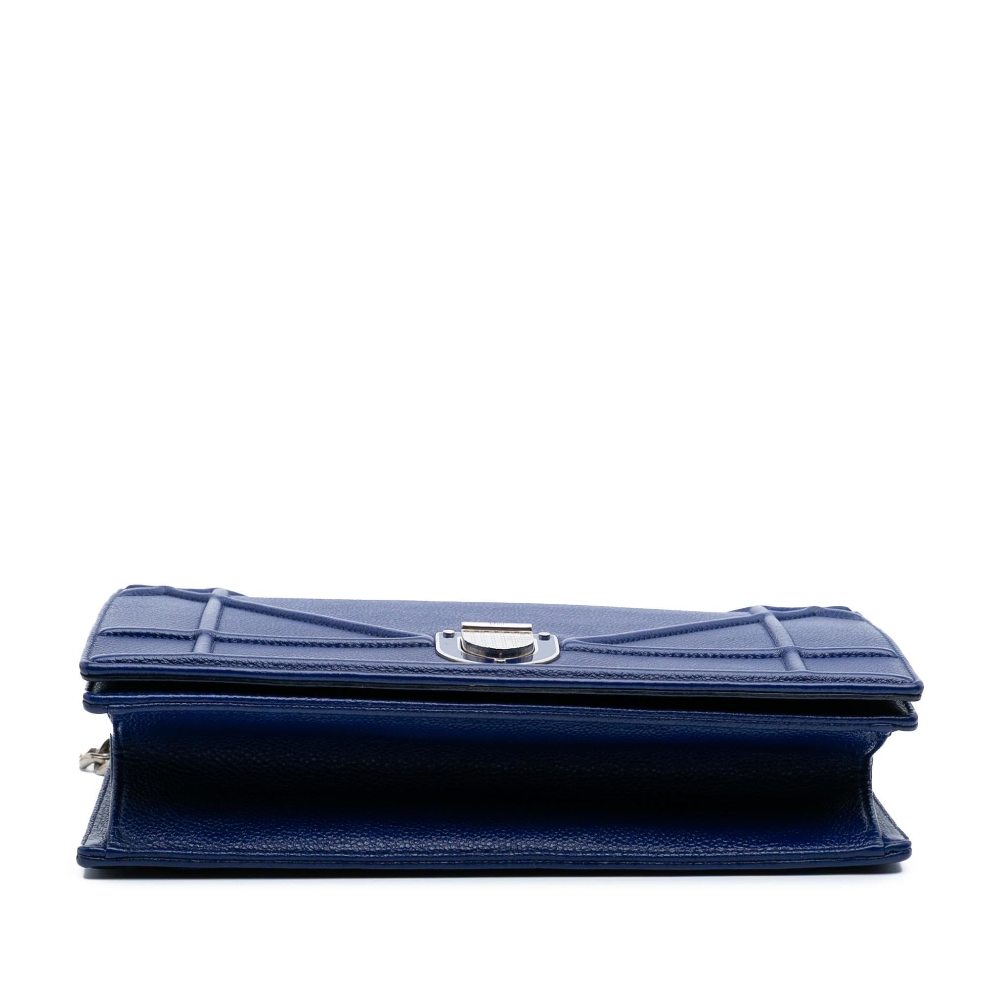 Dior Grained Calfskin ama Crossbody Bag Medium Flap Diorama Flap 6