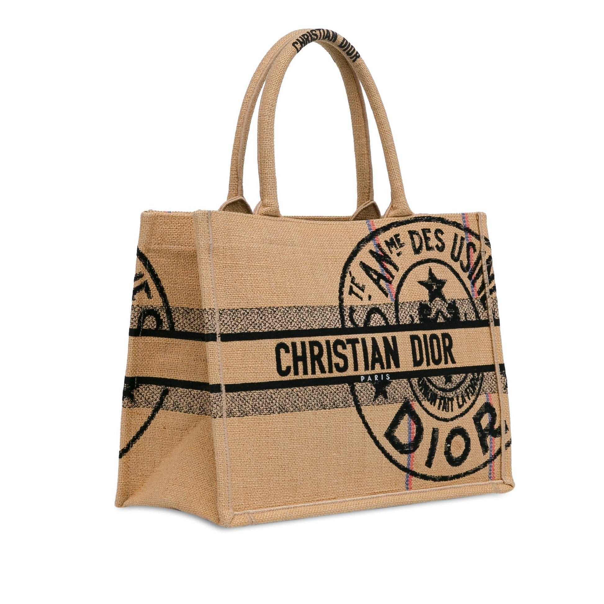 Dior Jute Book Tote Shg Zk2Zwe Medium Tote Bag